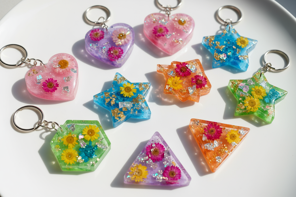 RESIN KEYCHAINS, JOURNALS, WINE TOPPERS, DOG TAGS, ETC...