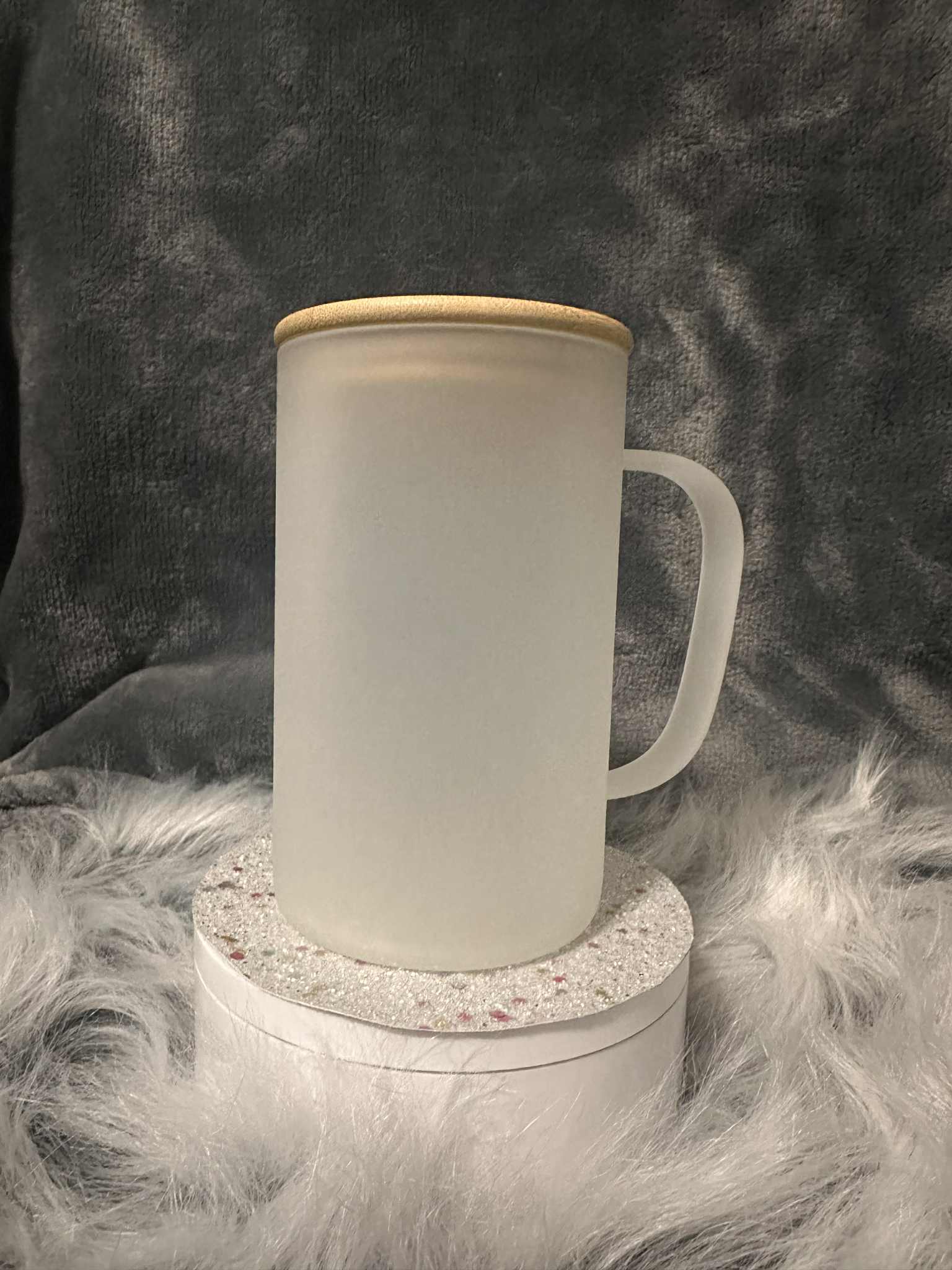 22oz Sublimation Glass Beer Mug (NOT A SNOW GLOBE)