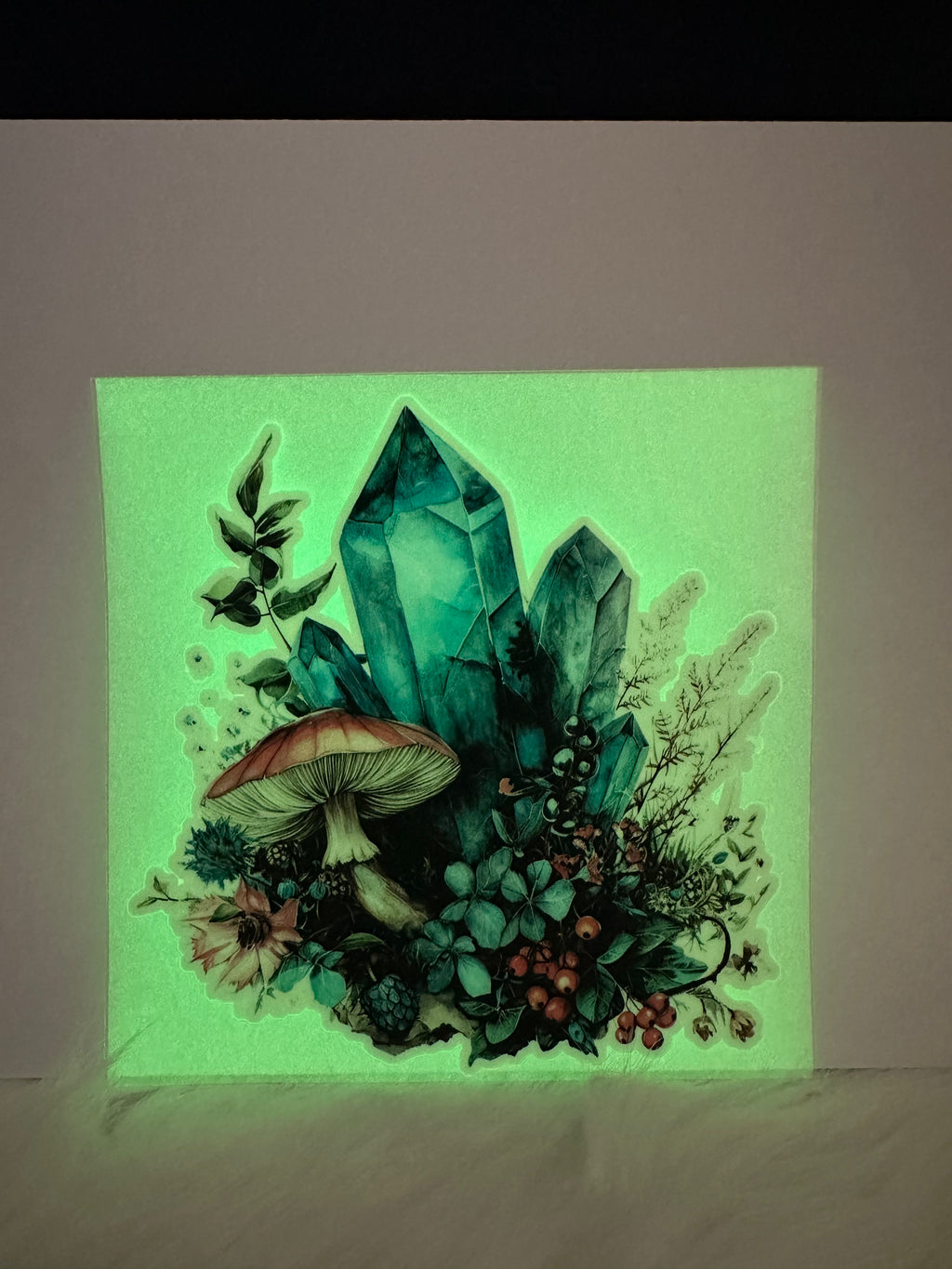 Crystal - Glow in the Dark Decal