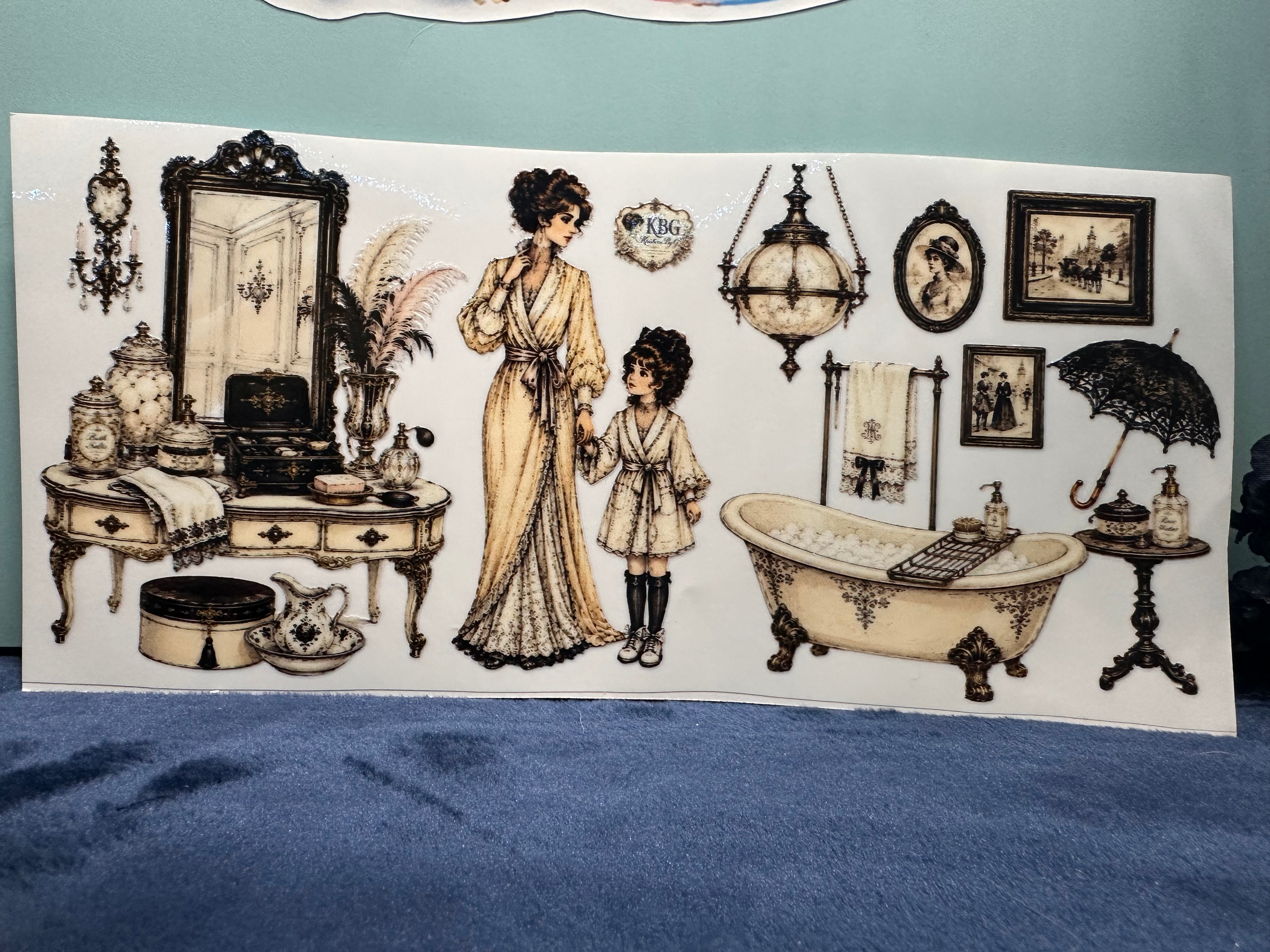 Gibson Girl Mother & Daughter