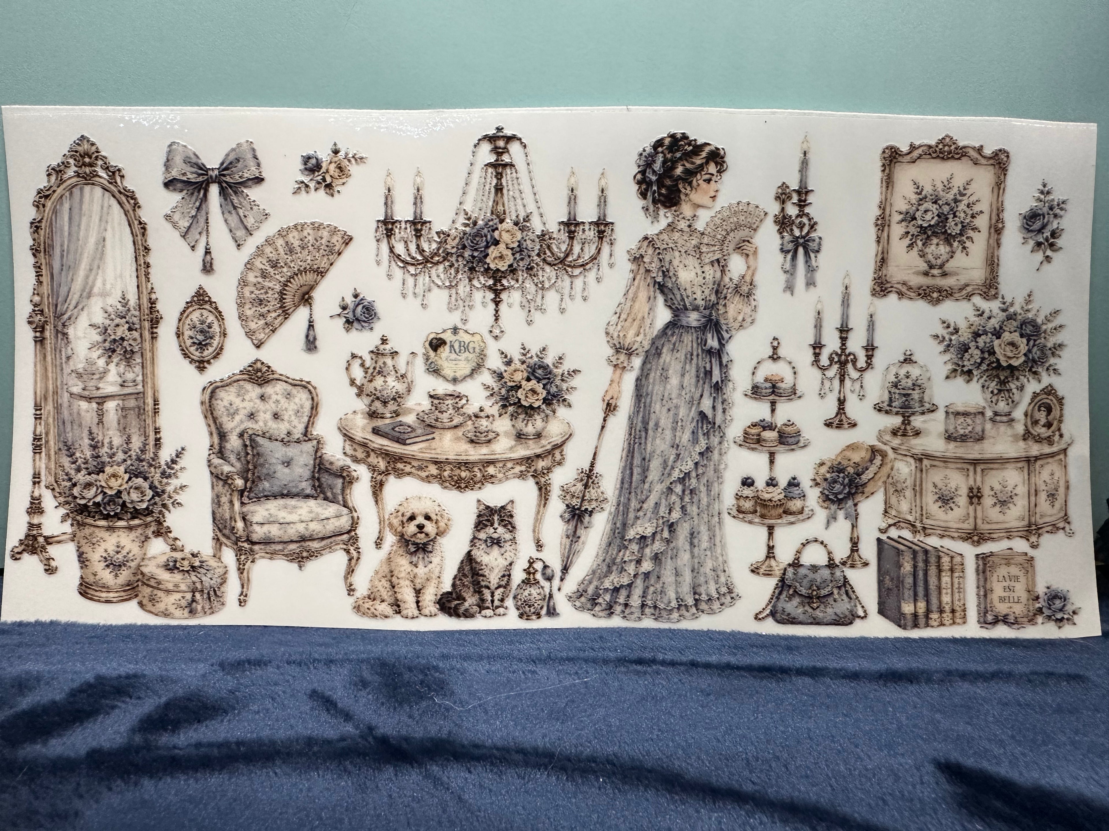 Gibson Girl in Blue