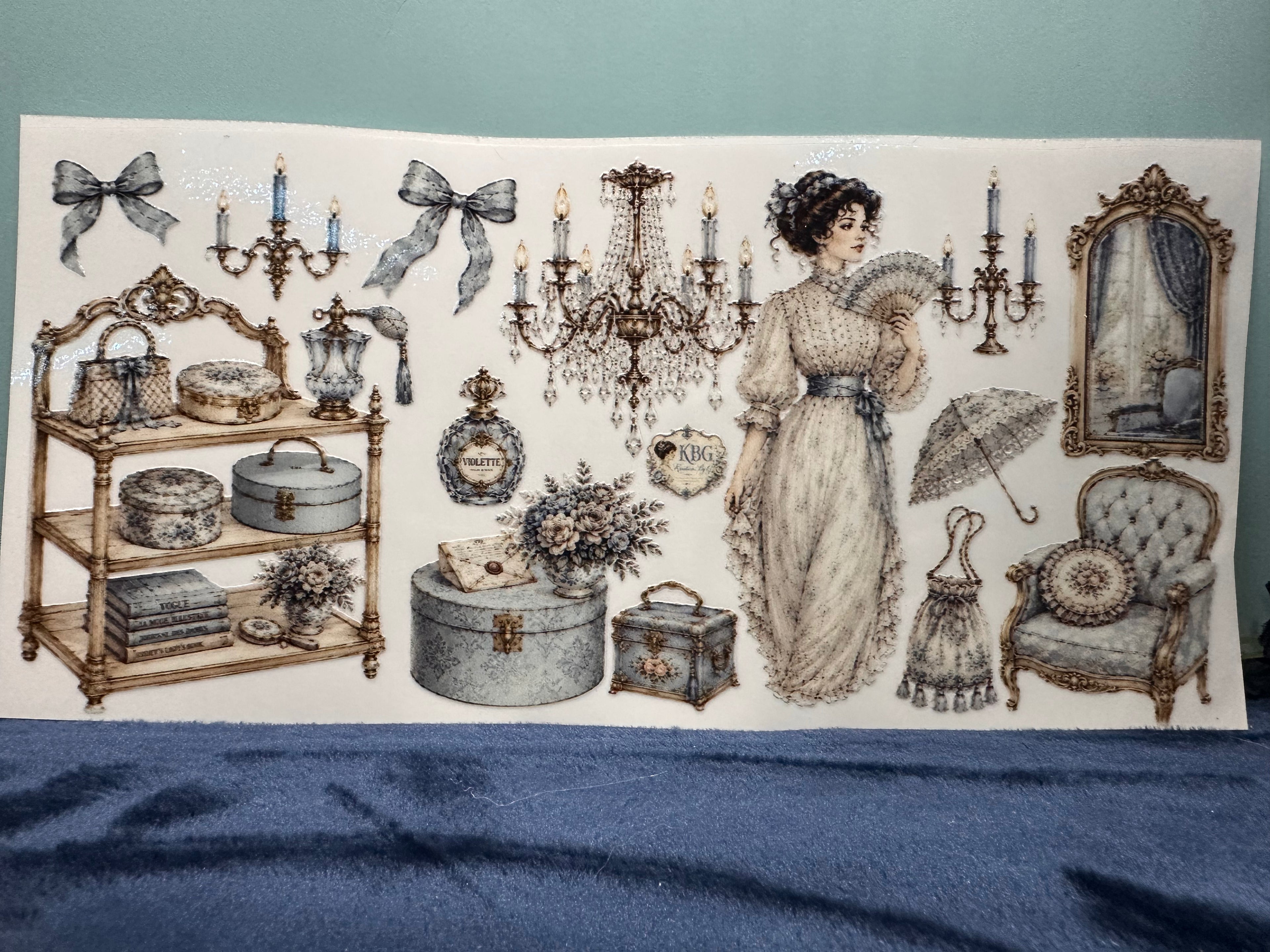 Gibson Girl in Smokey Blue