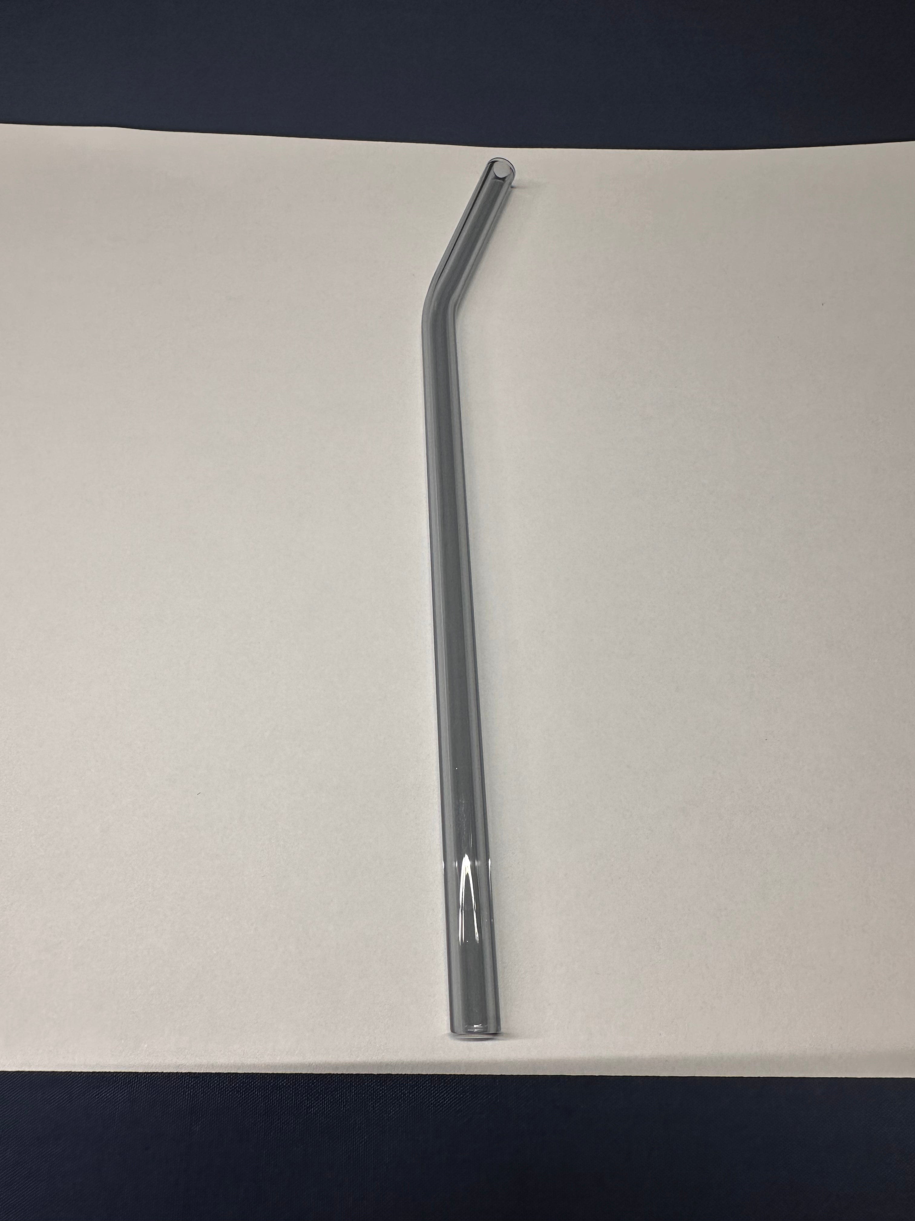 Gray Glass Straw