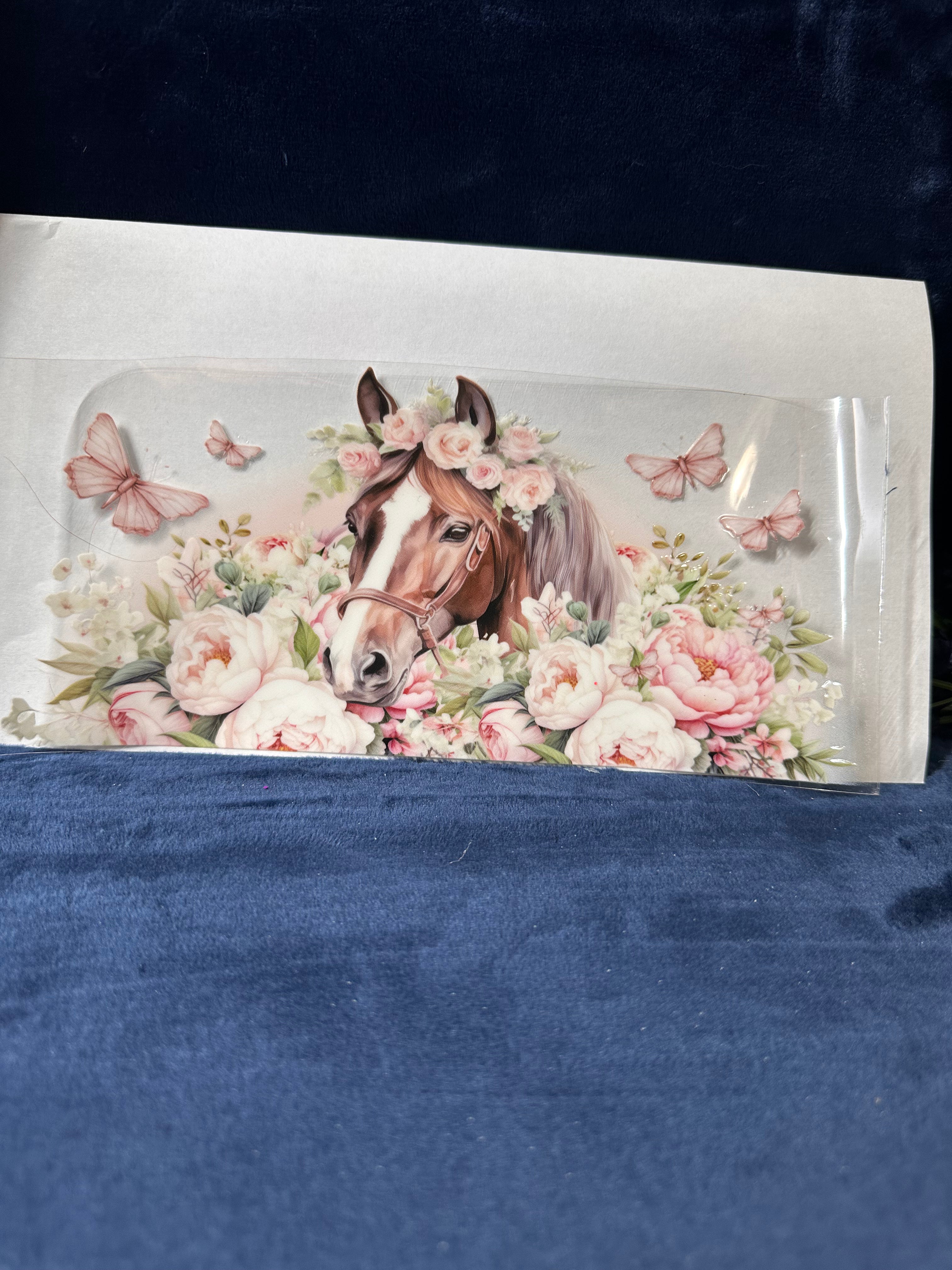 Horse w/Flowers