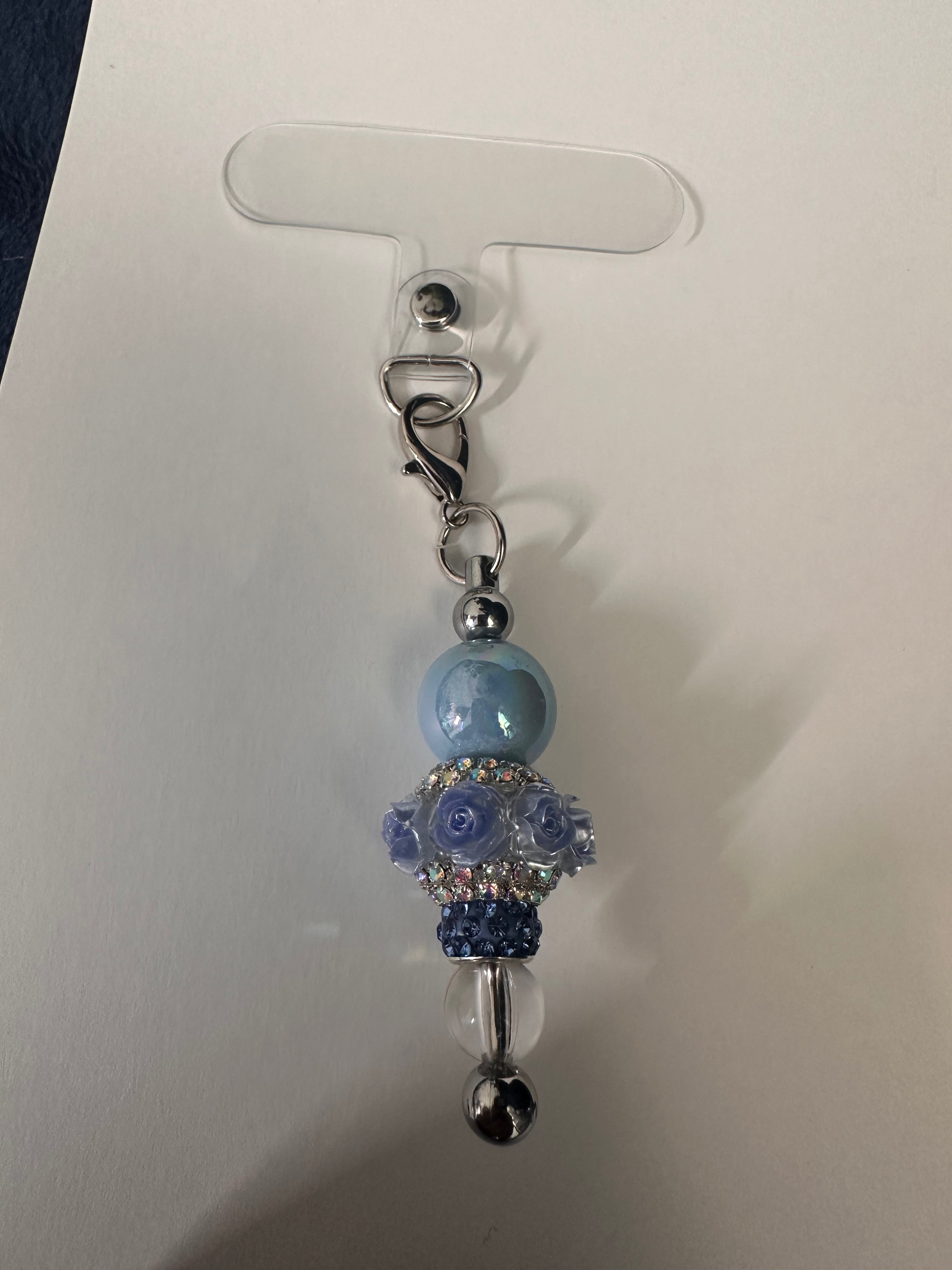 Blue Phone Charm