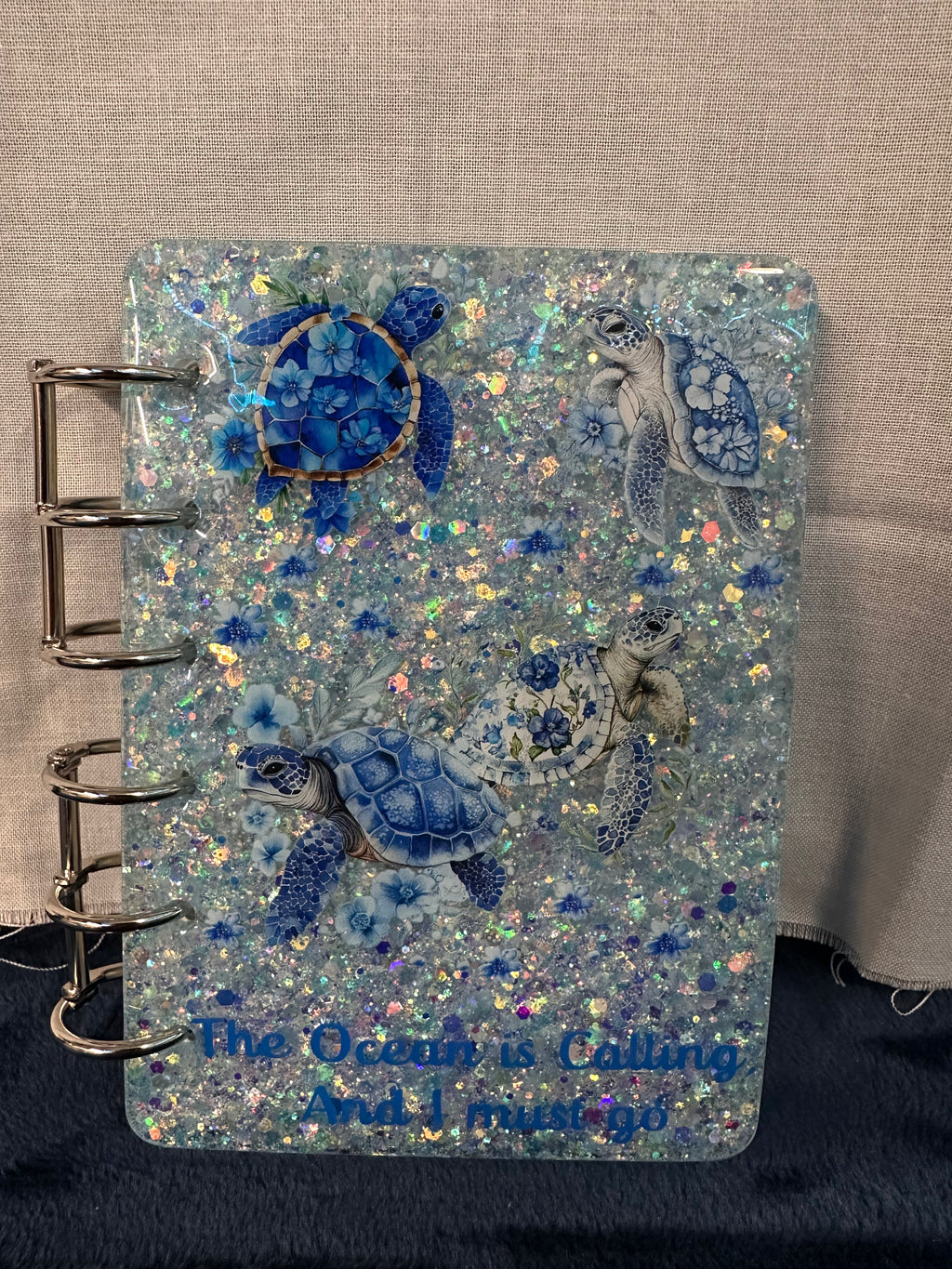 ((Example)) Custom Resin Notebook A7 (Sm)