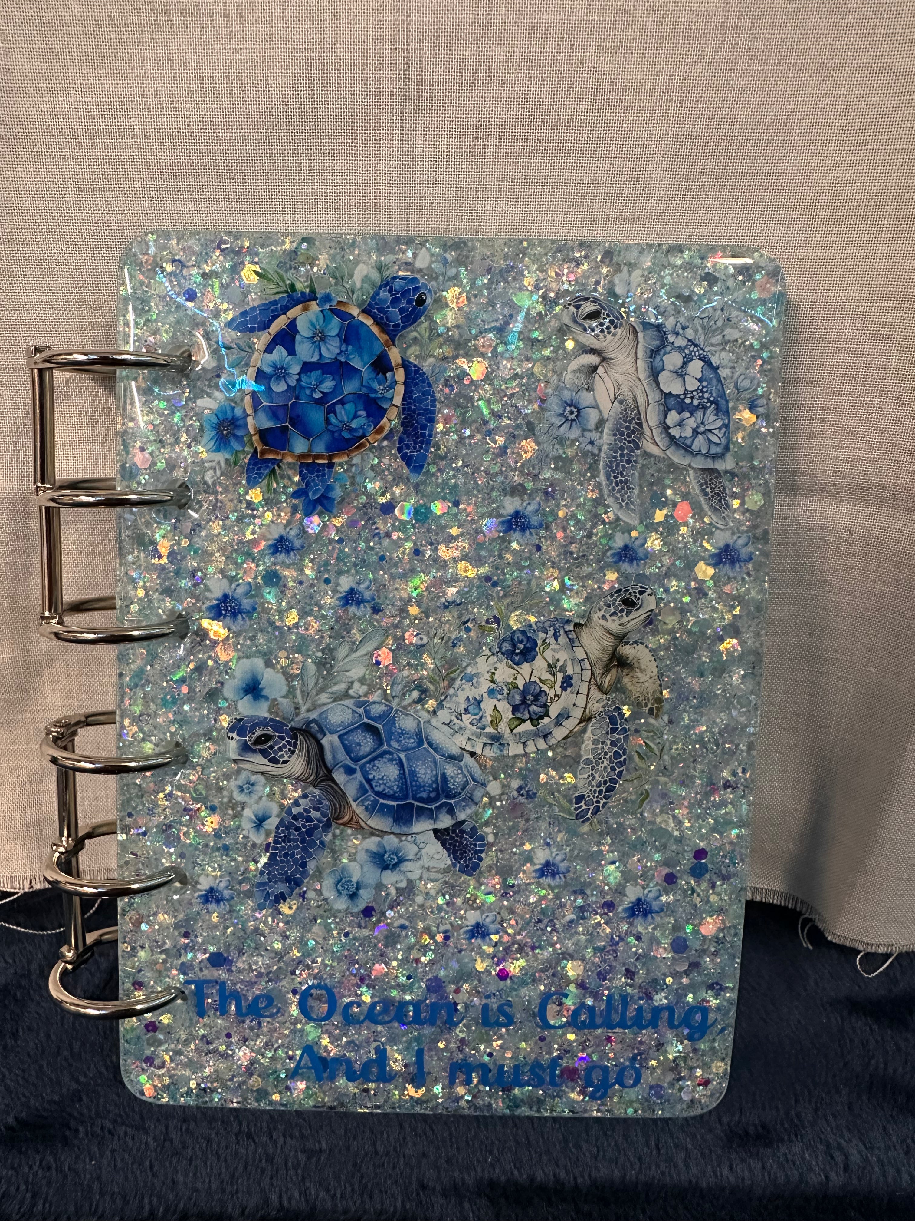 ((Example)) Custom Resin Notebook A7 (Sm)