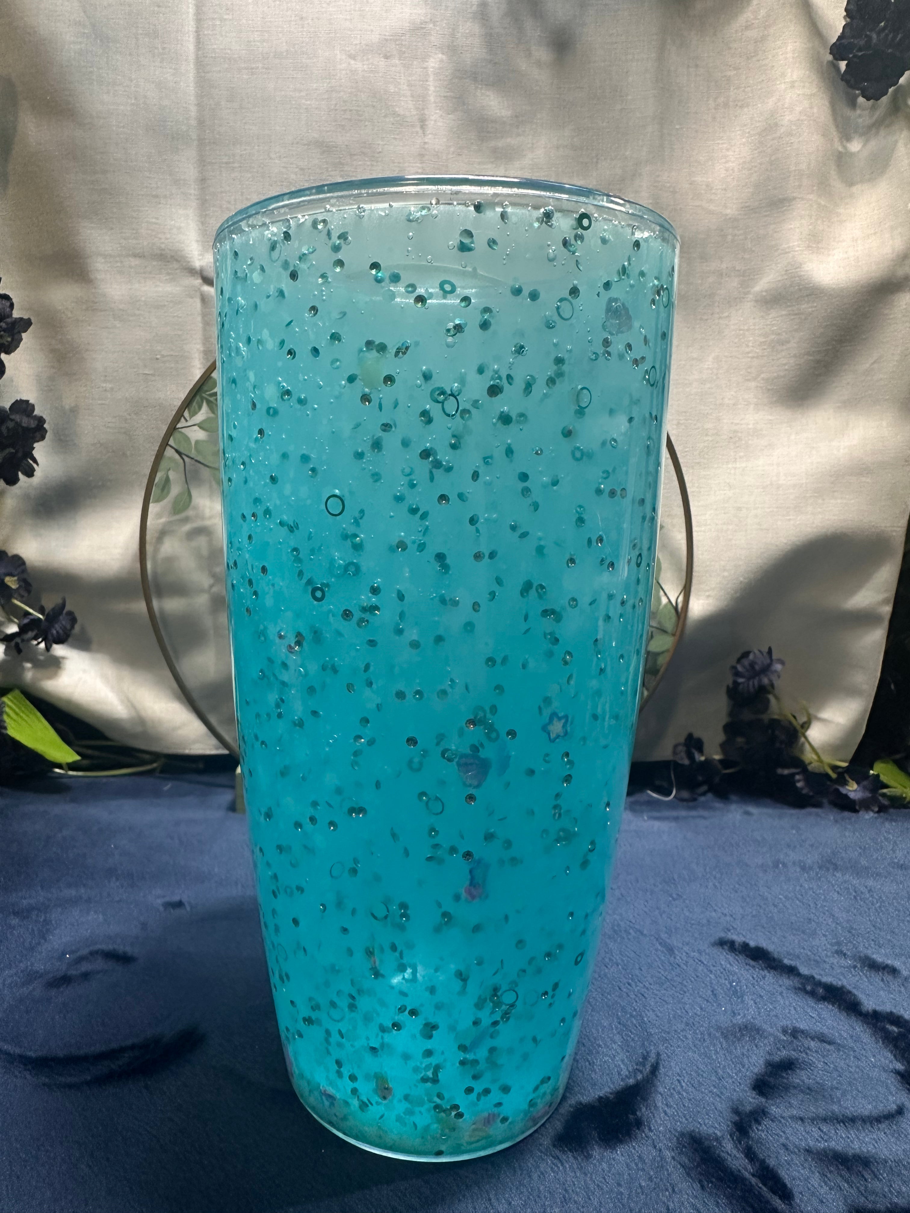 24oz Glow in the Dark Aquarium Snow Globe