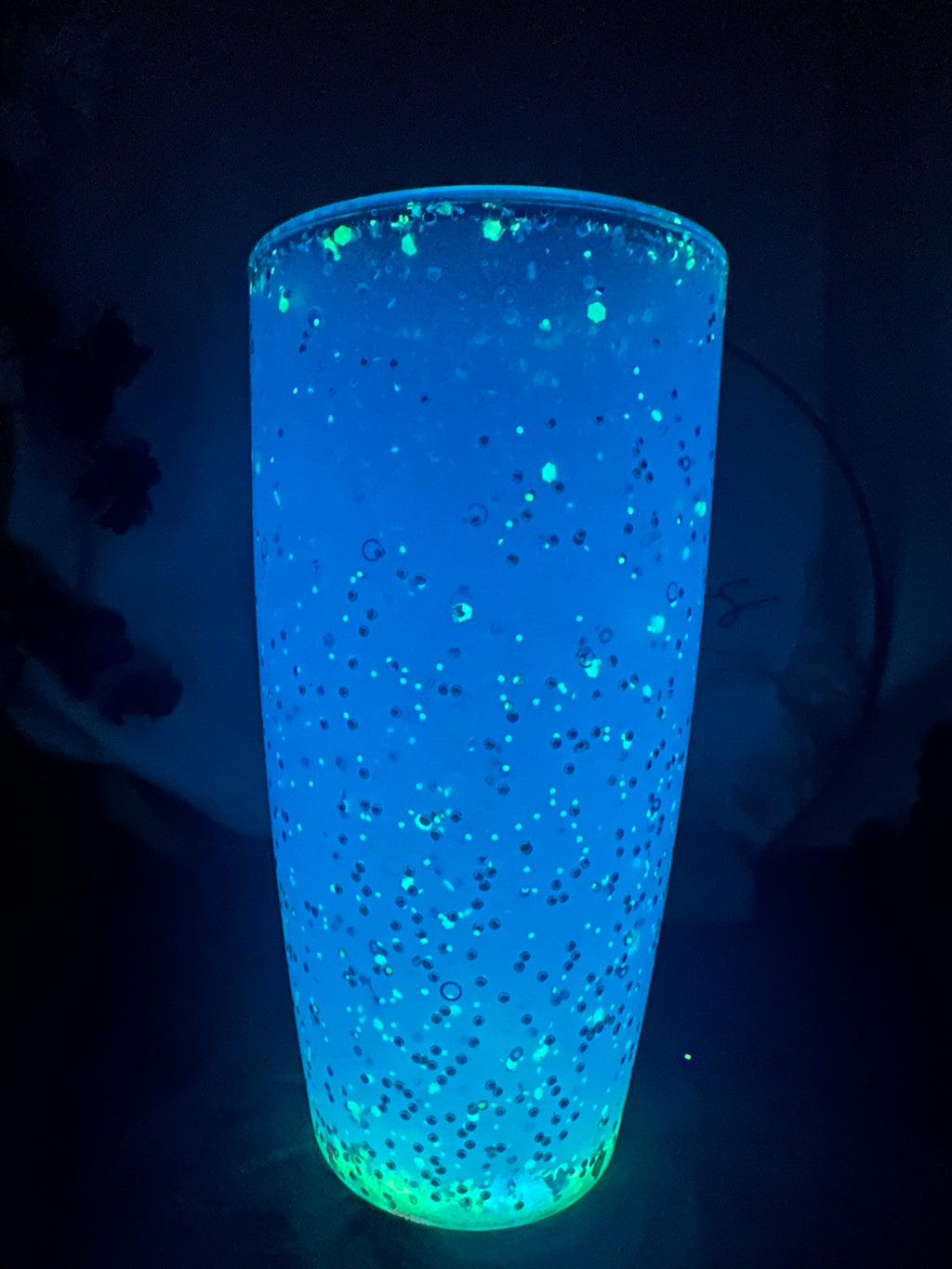 24oz Glow in the Dark Aquarium Snow Globe