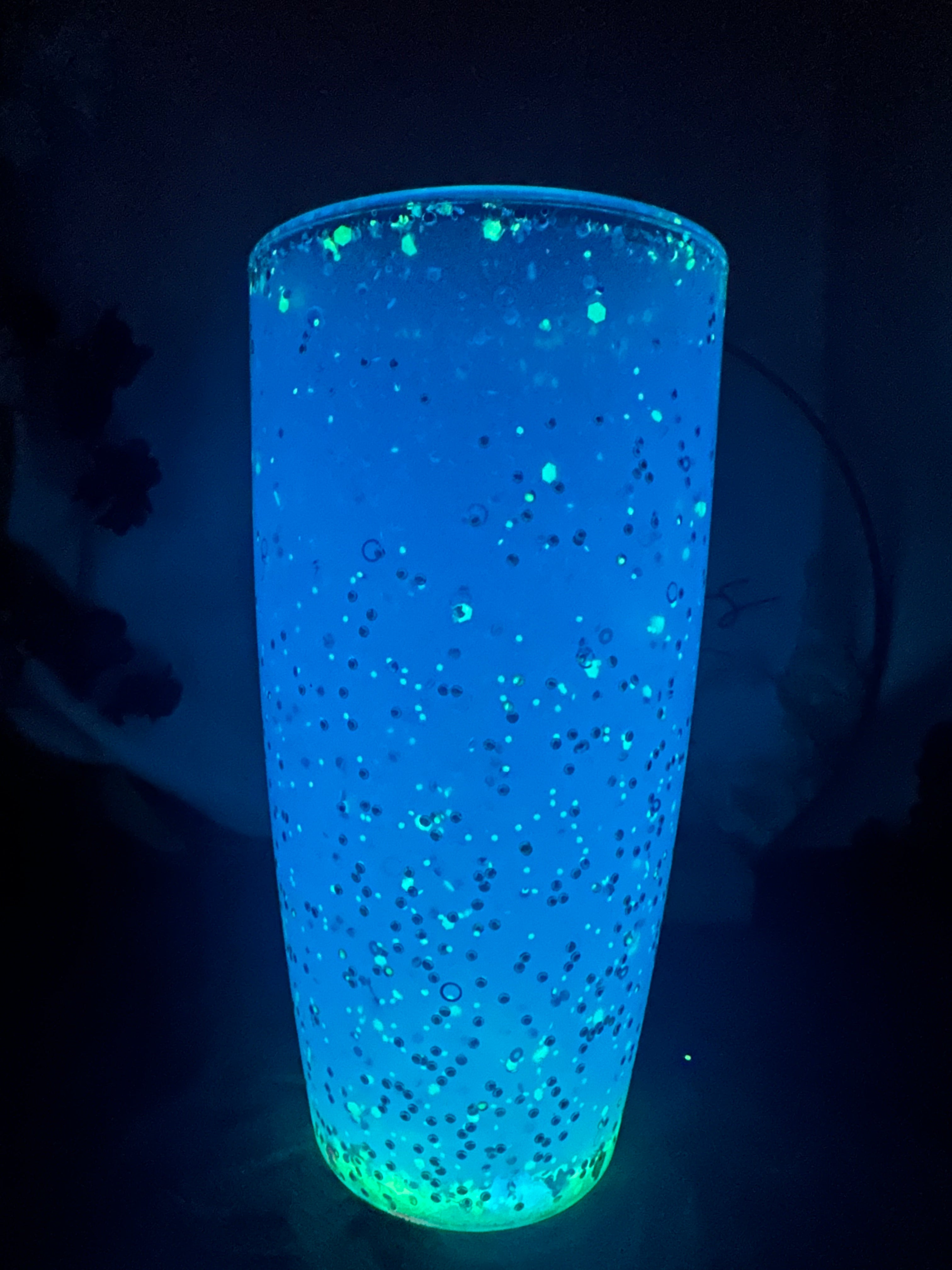 24oz Glow in the Dark Aquarium Snow Globe