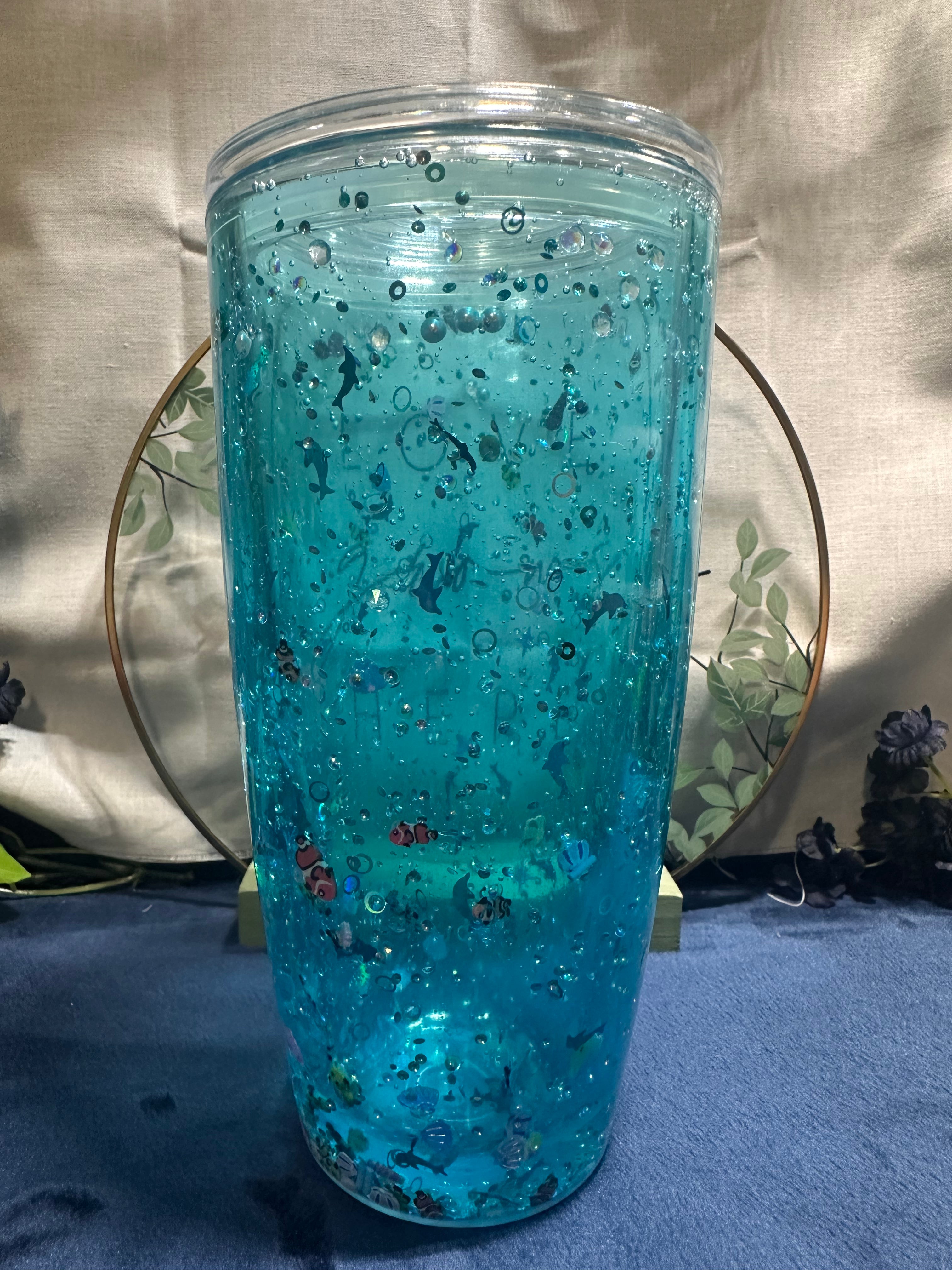24oz Aquarium Snow Globe