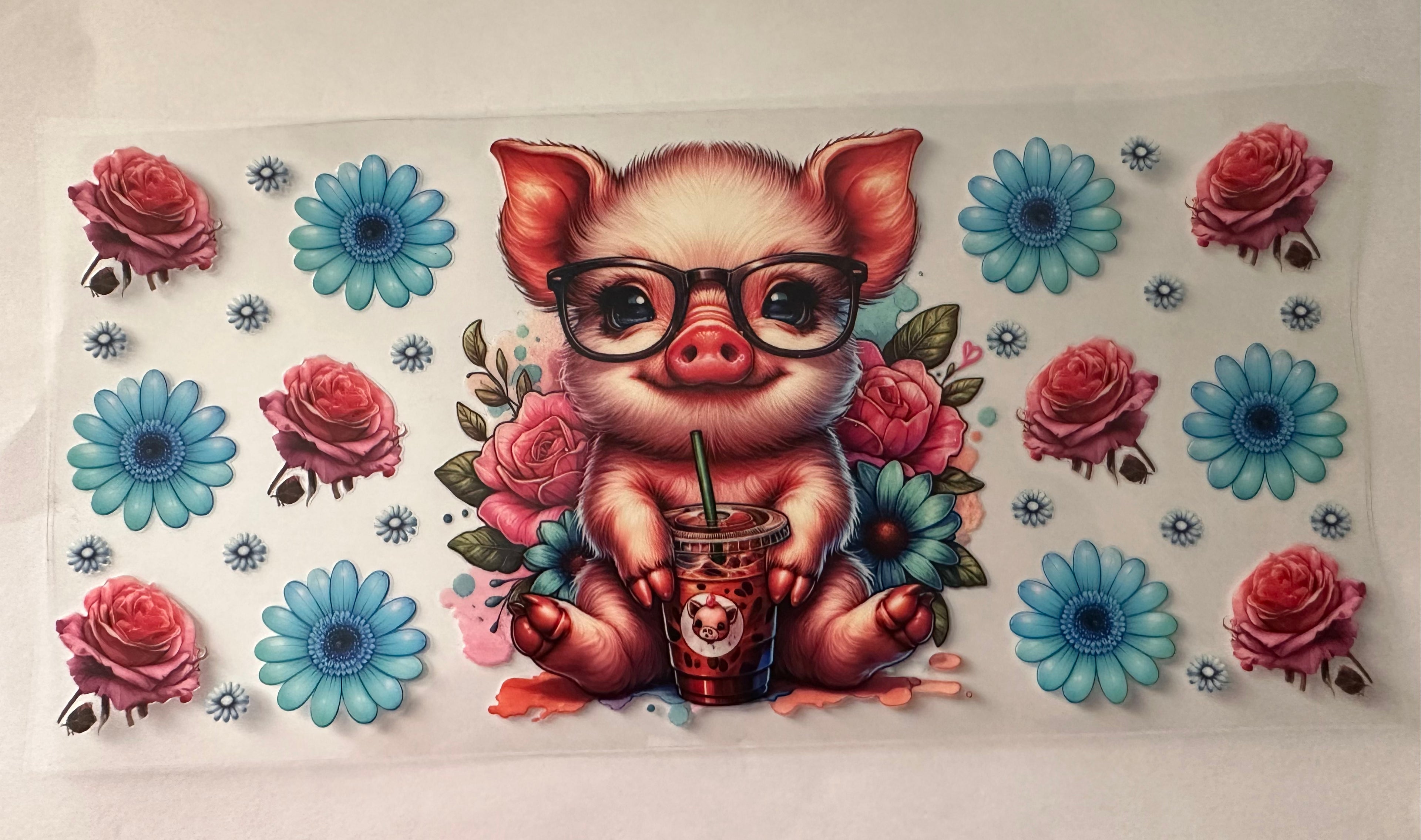 120  Piggy w/glasses