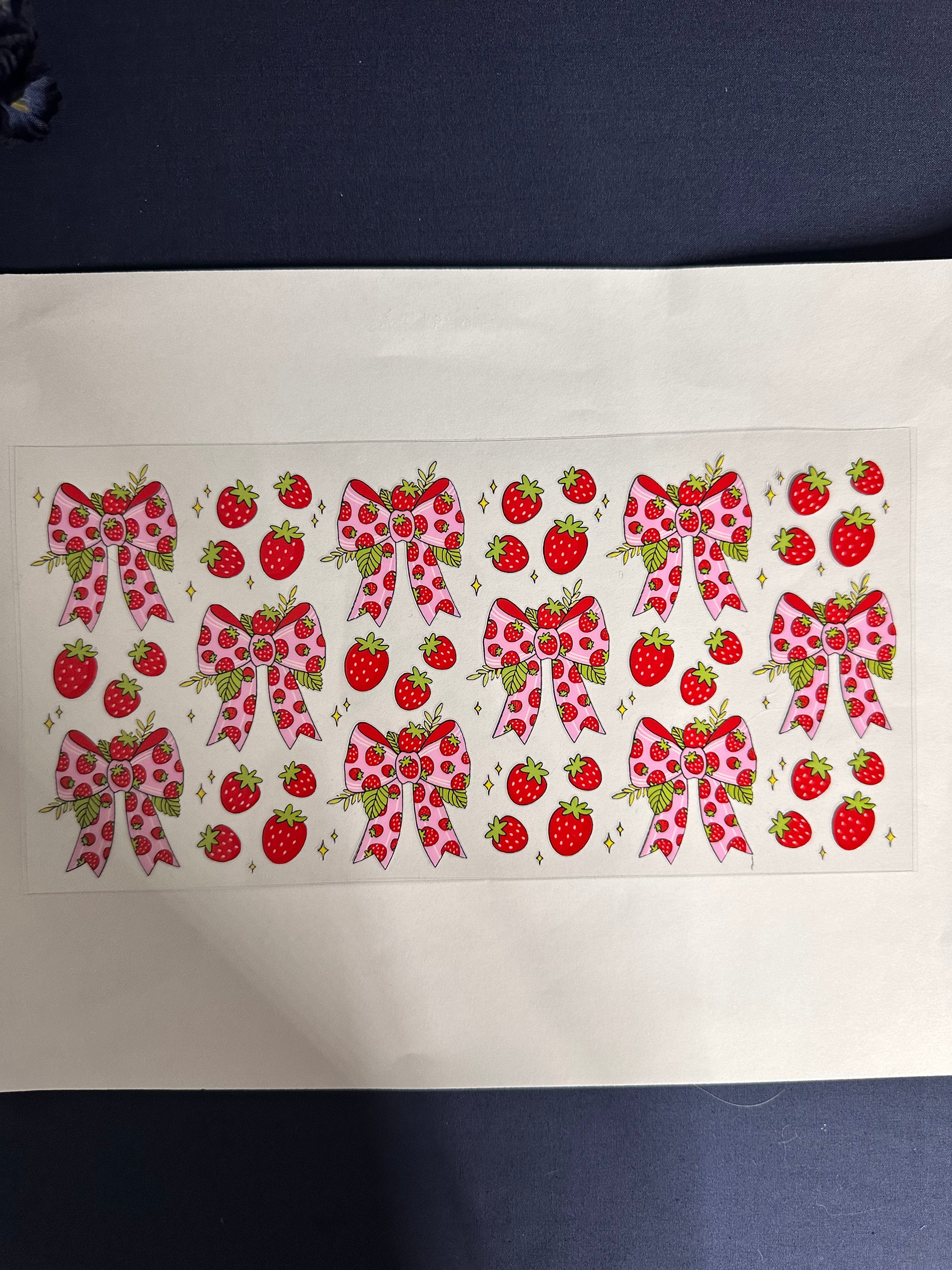 131  Strawberry Bows