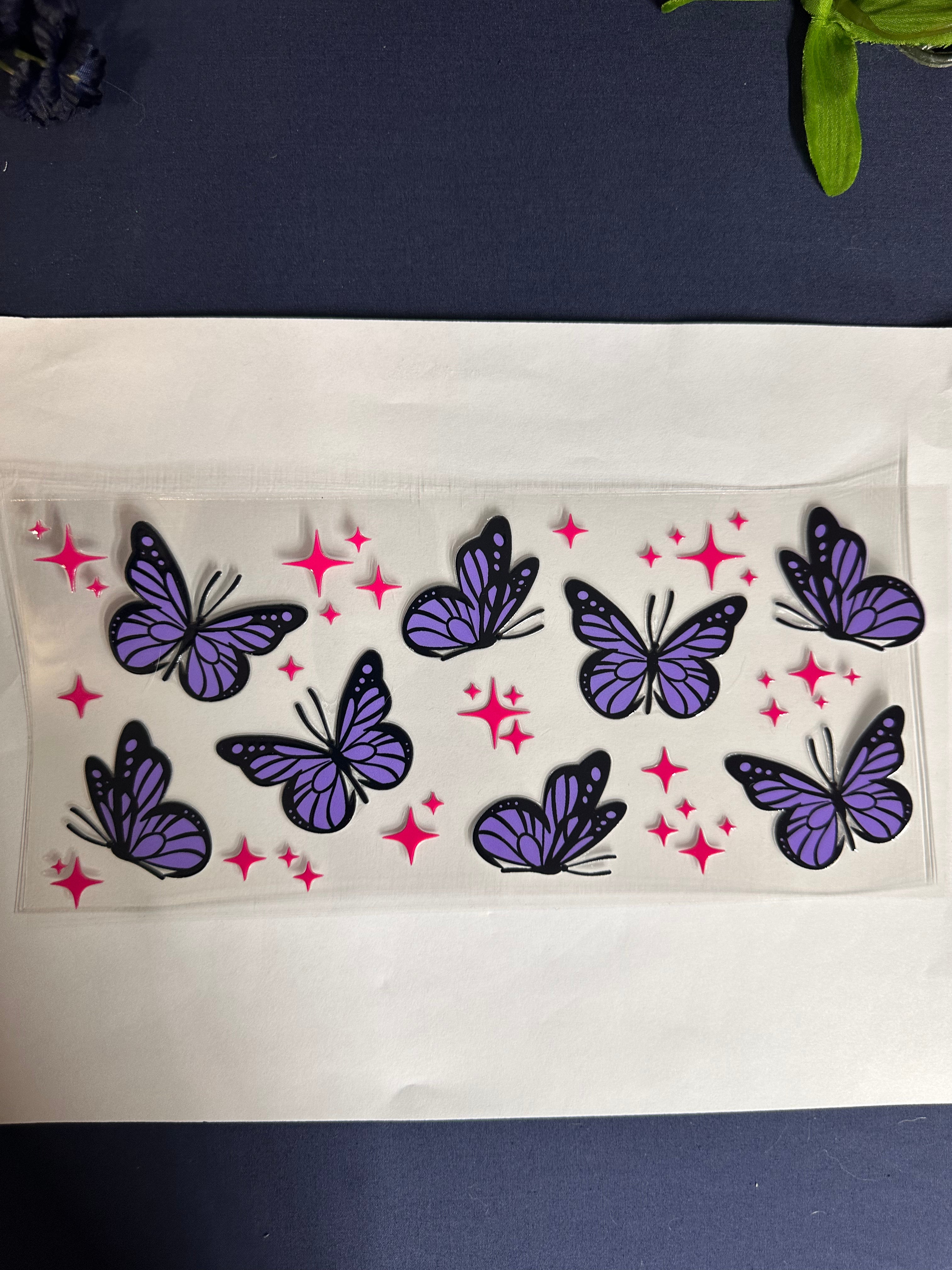 210  Purple Butterflies