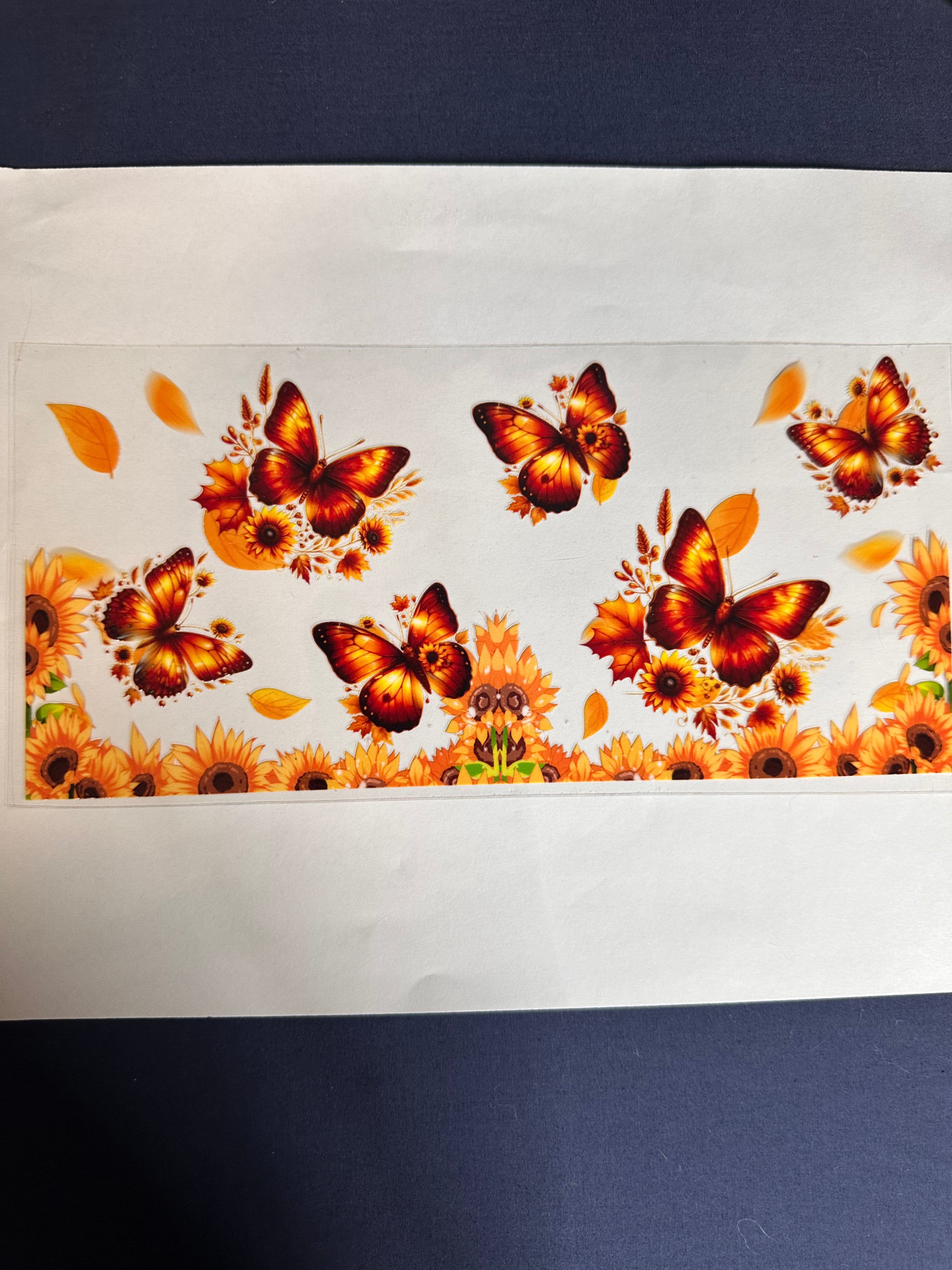 142 Butterfly Sunflower