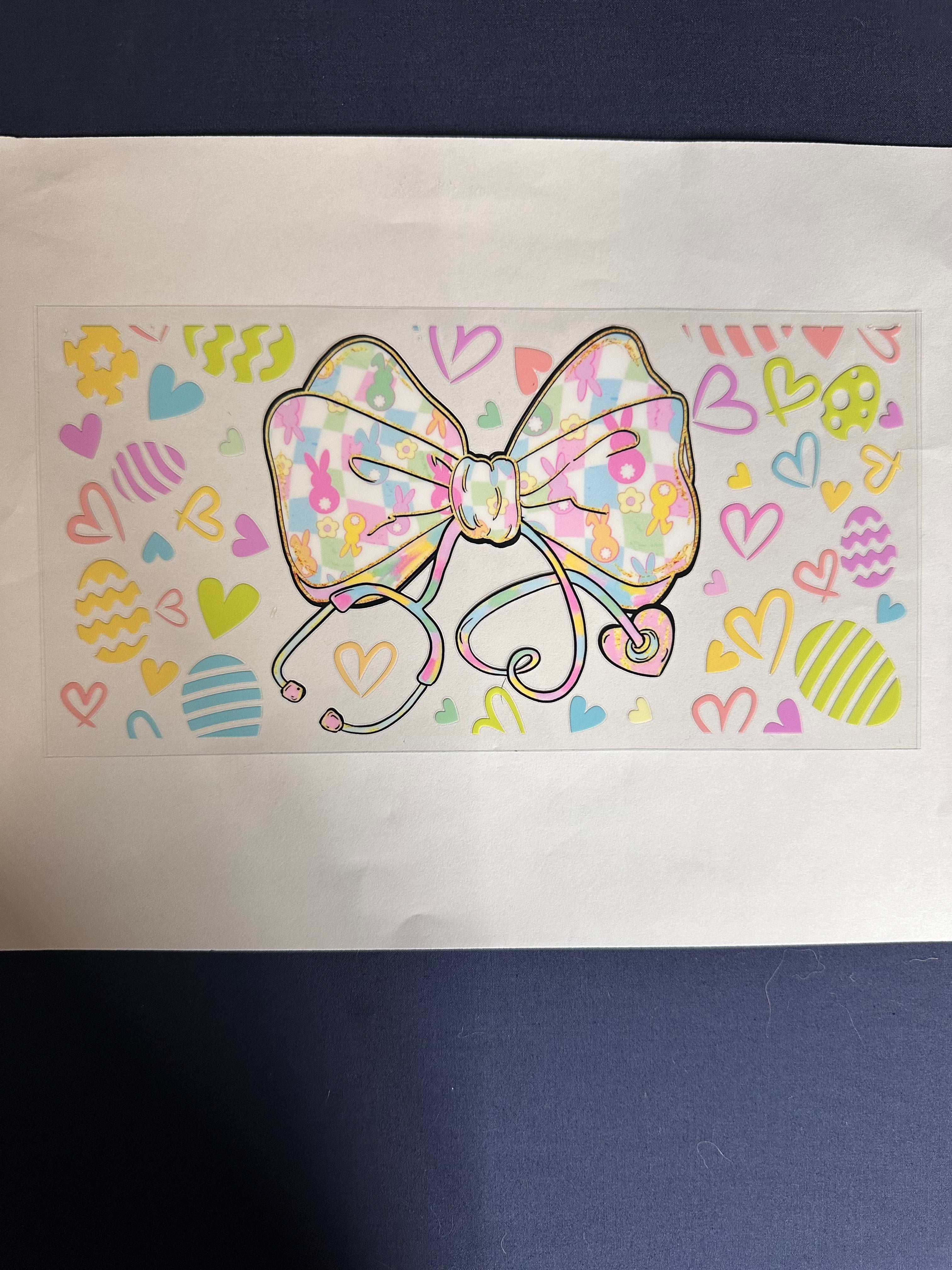 153  Easter Nurse Bow