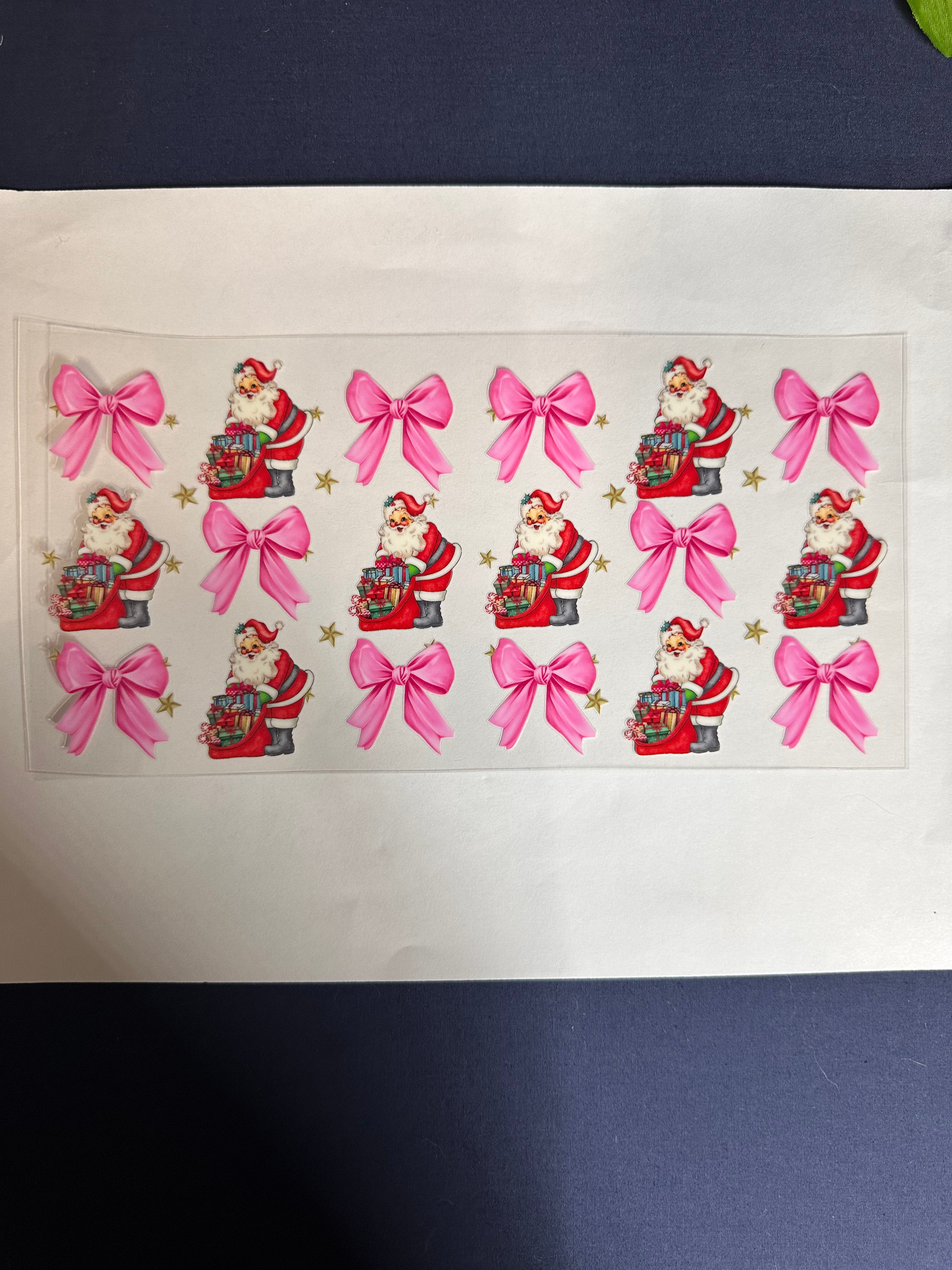 233  Christmas Pink Bows