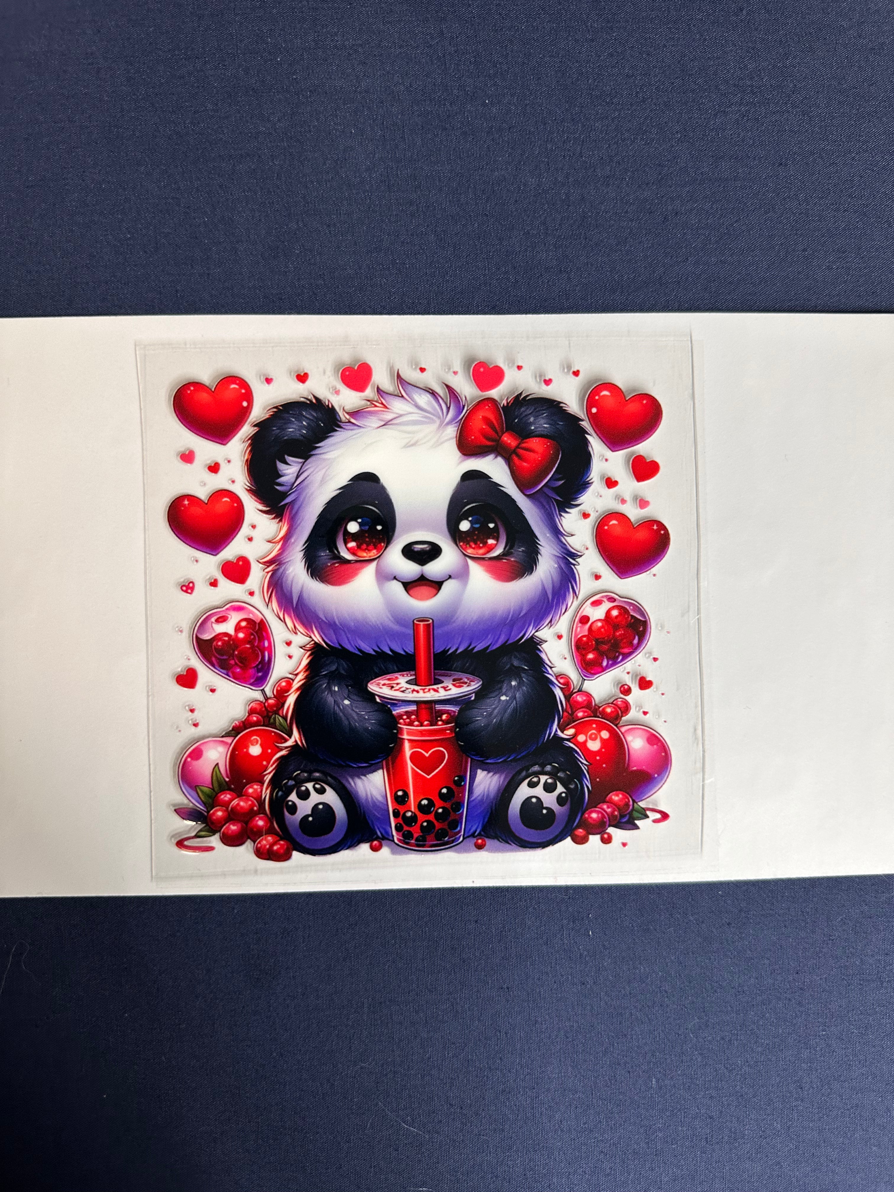 170  Panda Decal 4.5x4