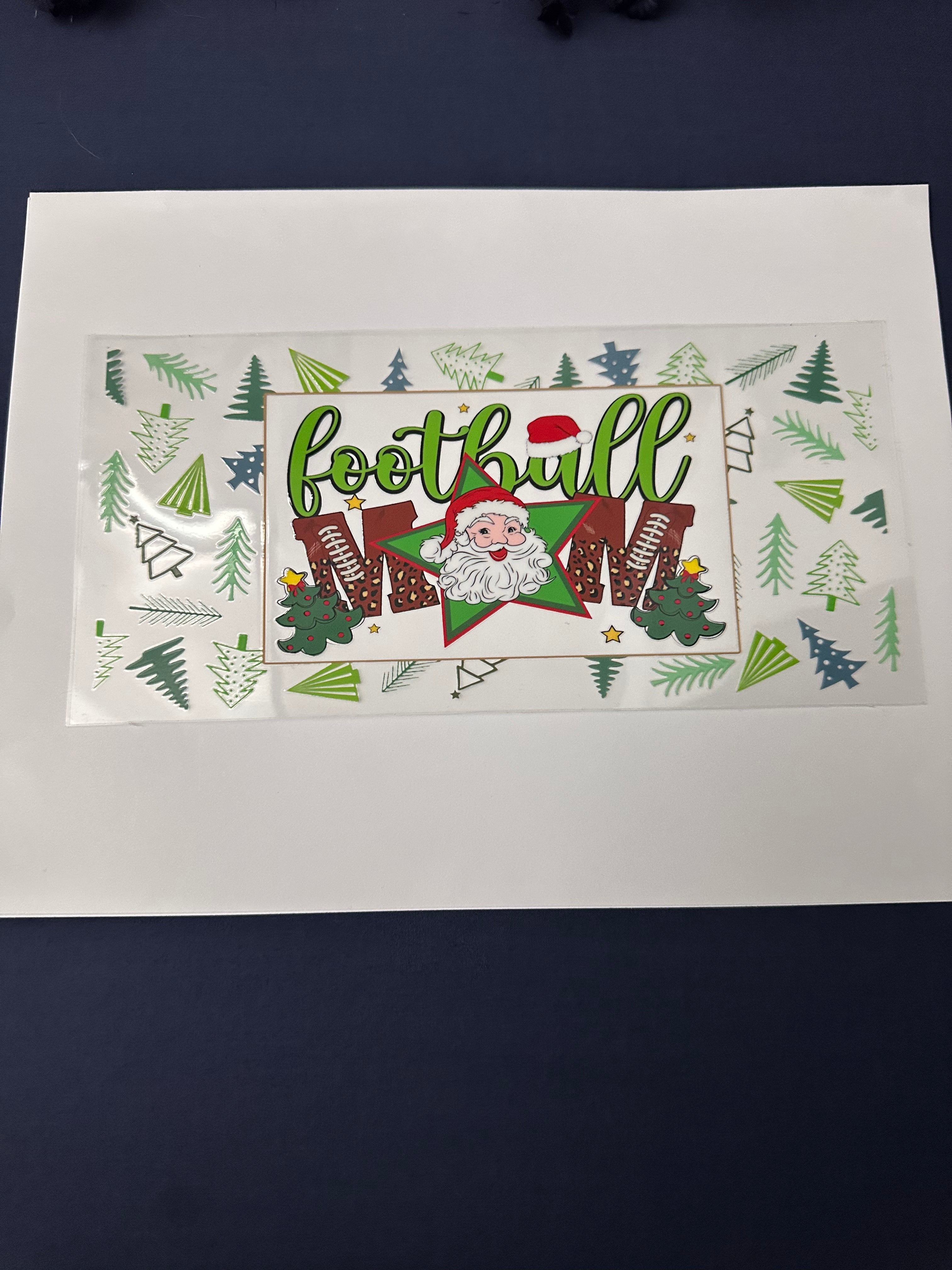 254  Football Mom Santa