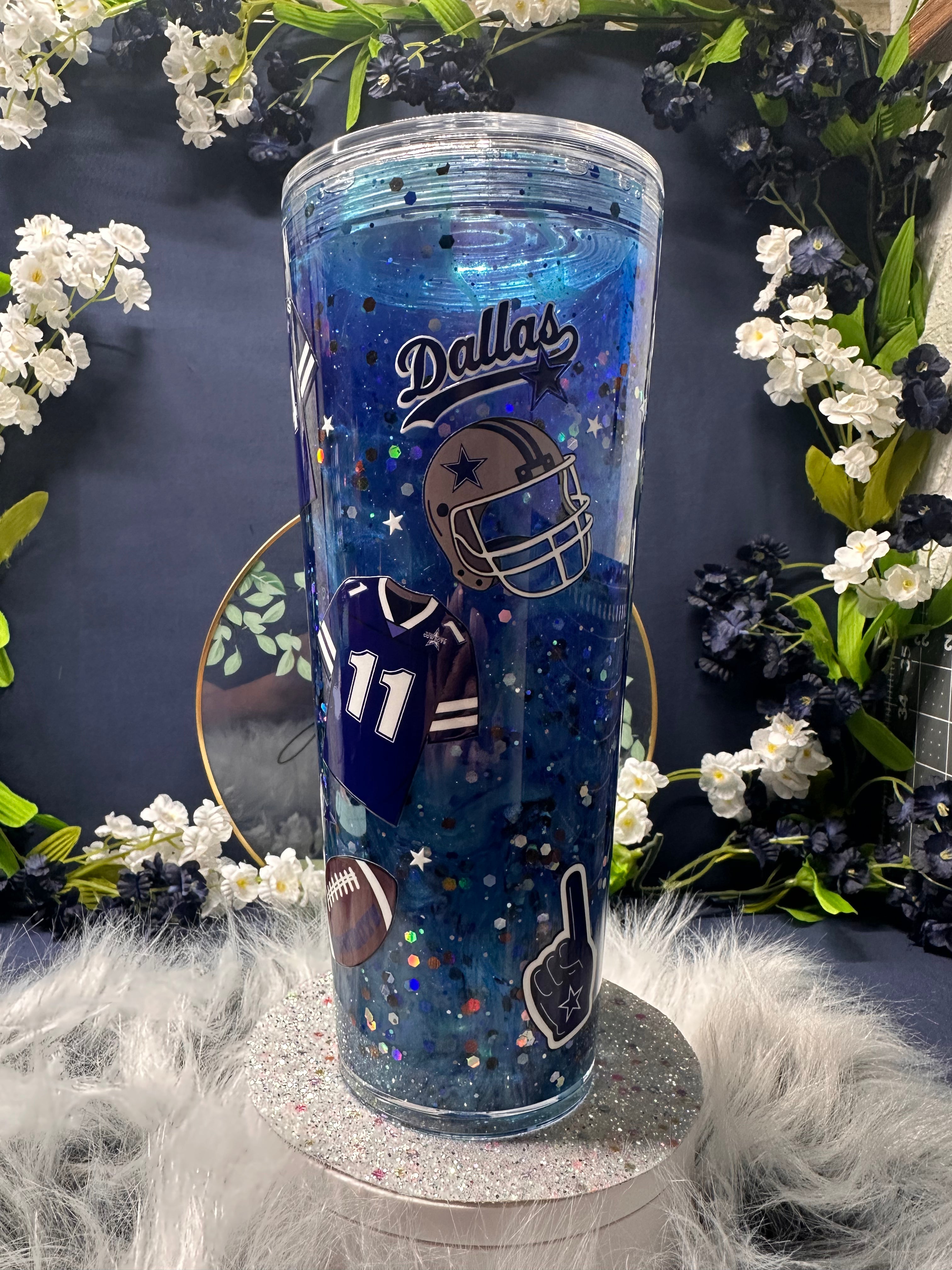 24oz Acrylic Dallas Cowboys Tumbler