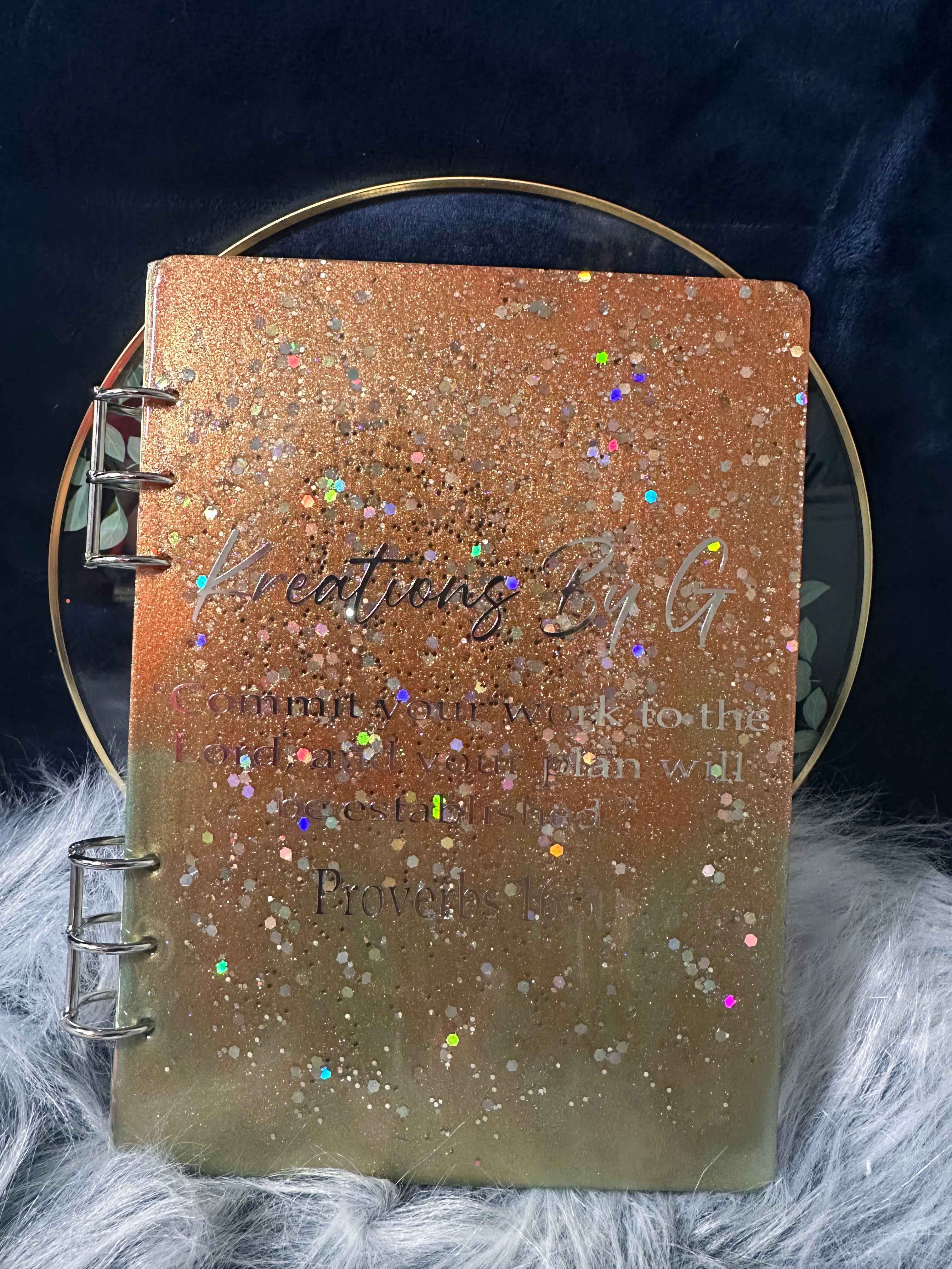 Custom Resin Notebook