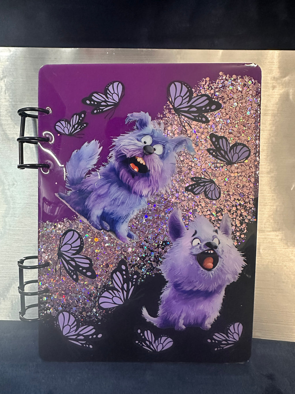 A5 Purple Resin Notebook