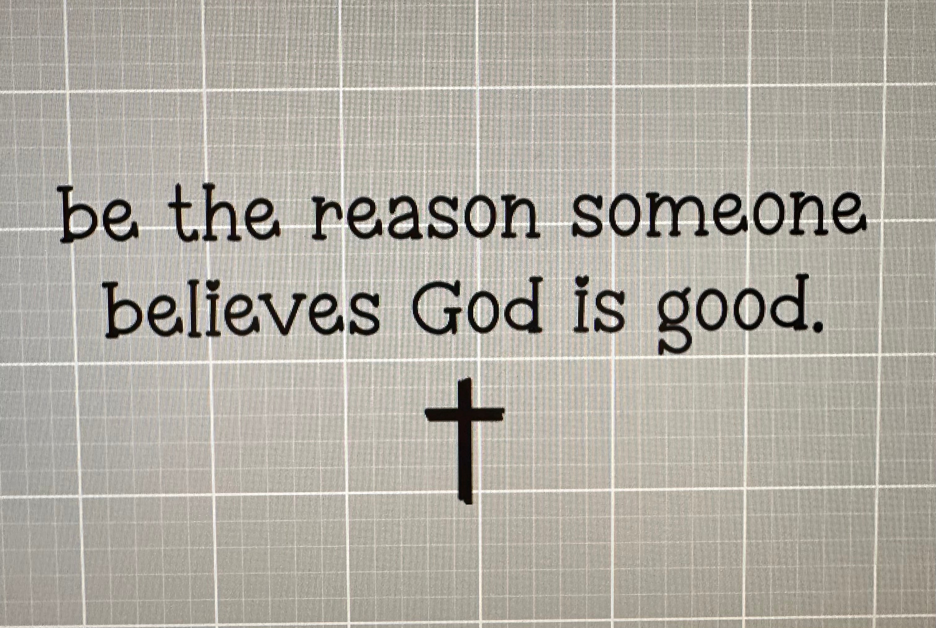 Be the reason someone