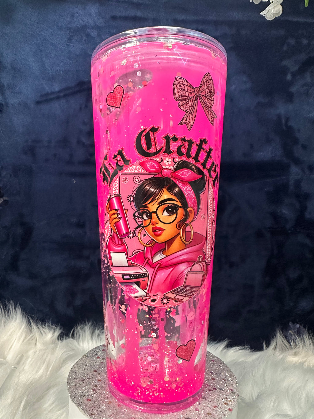 24oz La Crafter Glow in the Dark