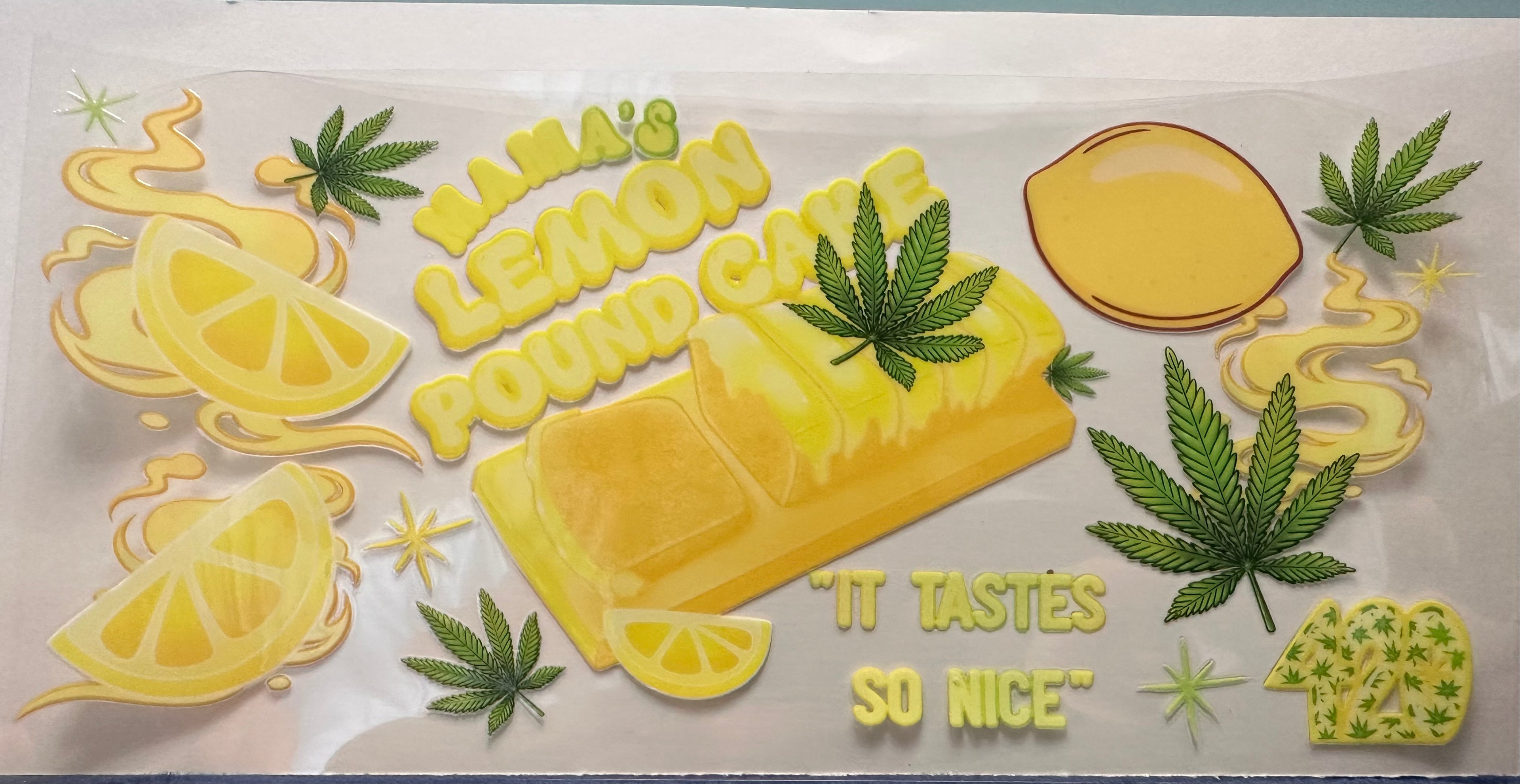 Lemon Pound Cake w/Broc