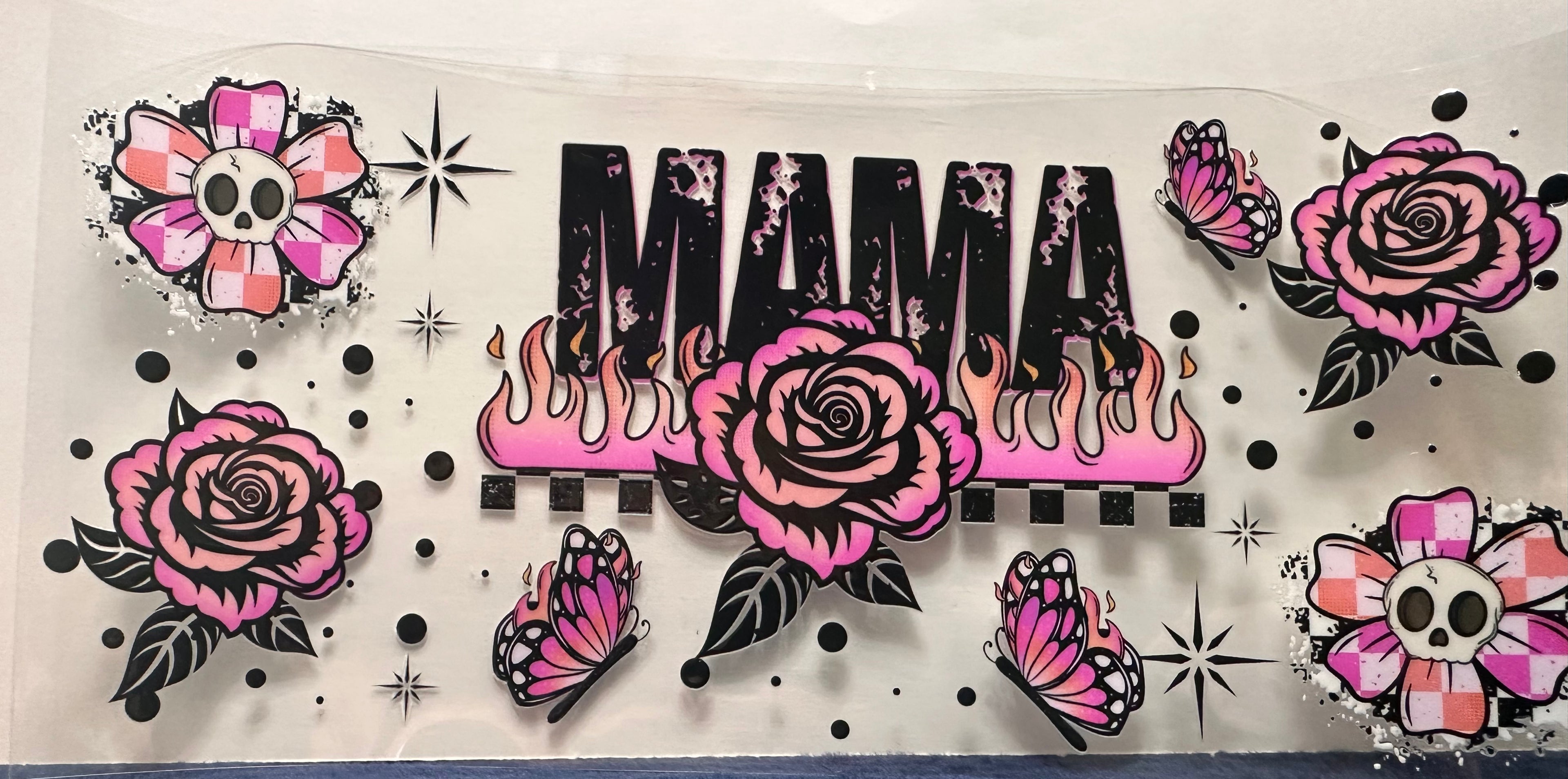 Mama w/Pink Roses