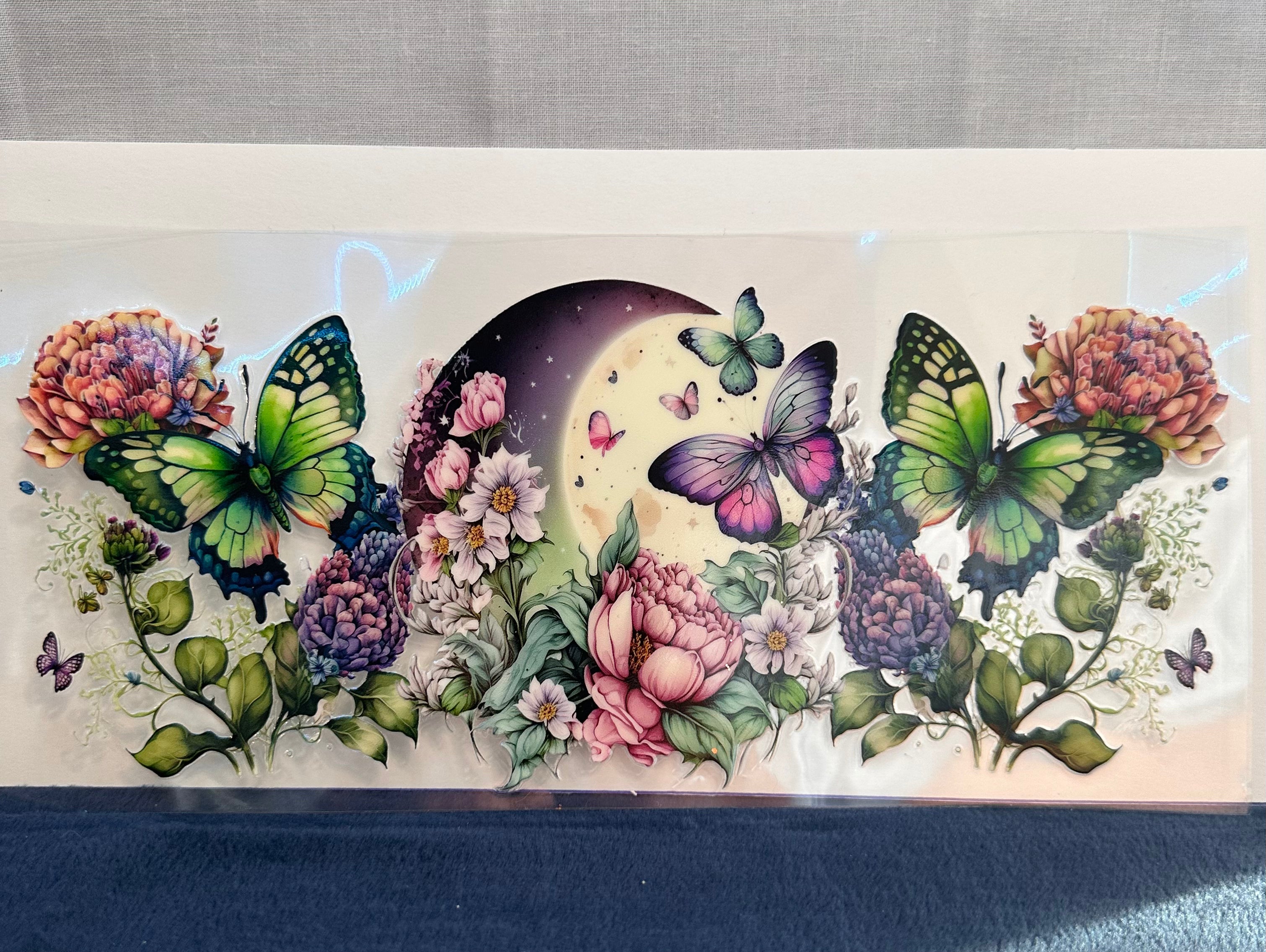 Moon with Butterflies