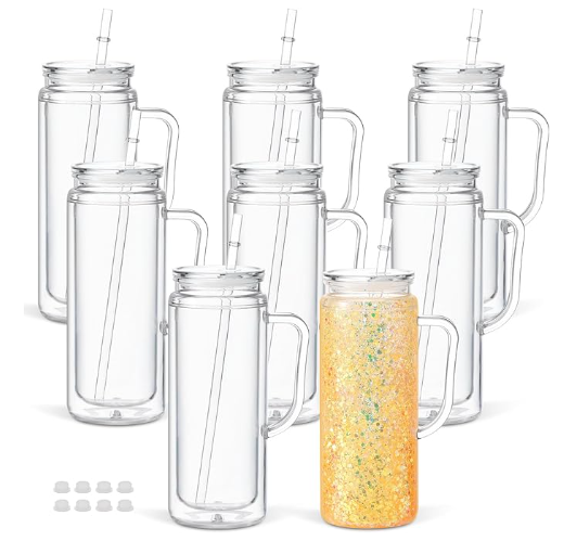 20oz Acrylic Snow Globe w/Handle