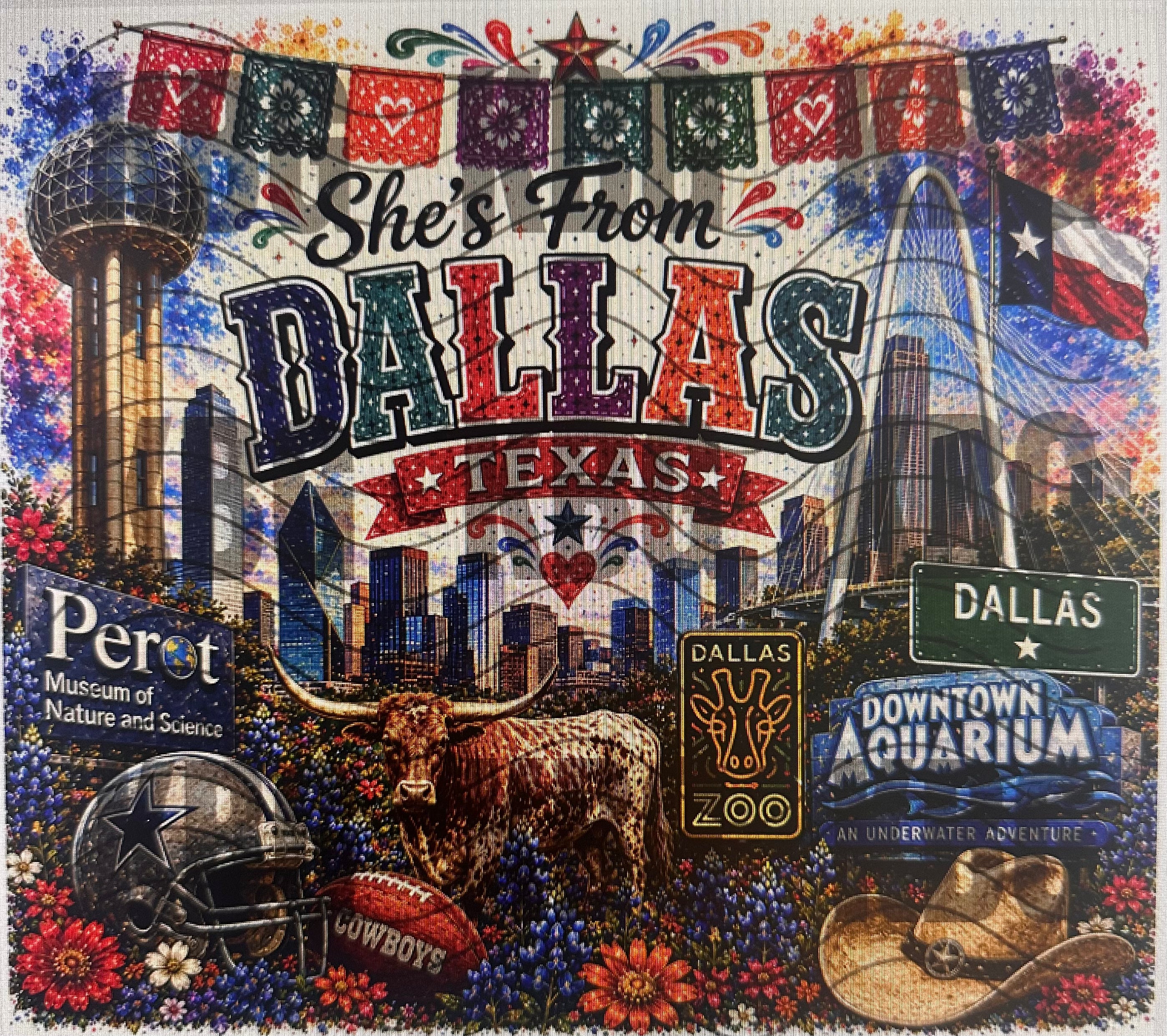 She's from TX - Dallas