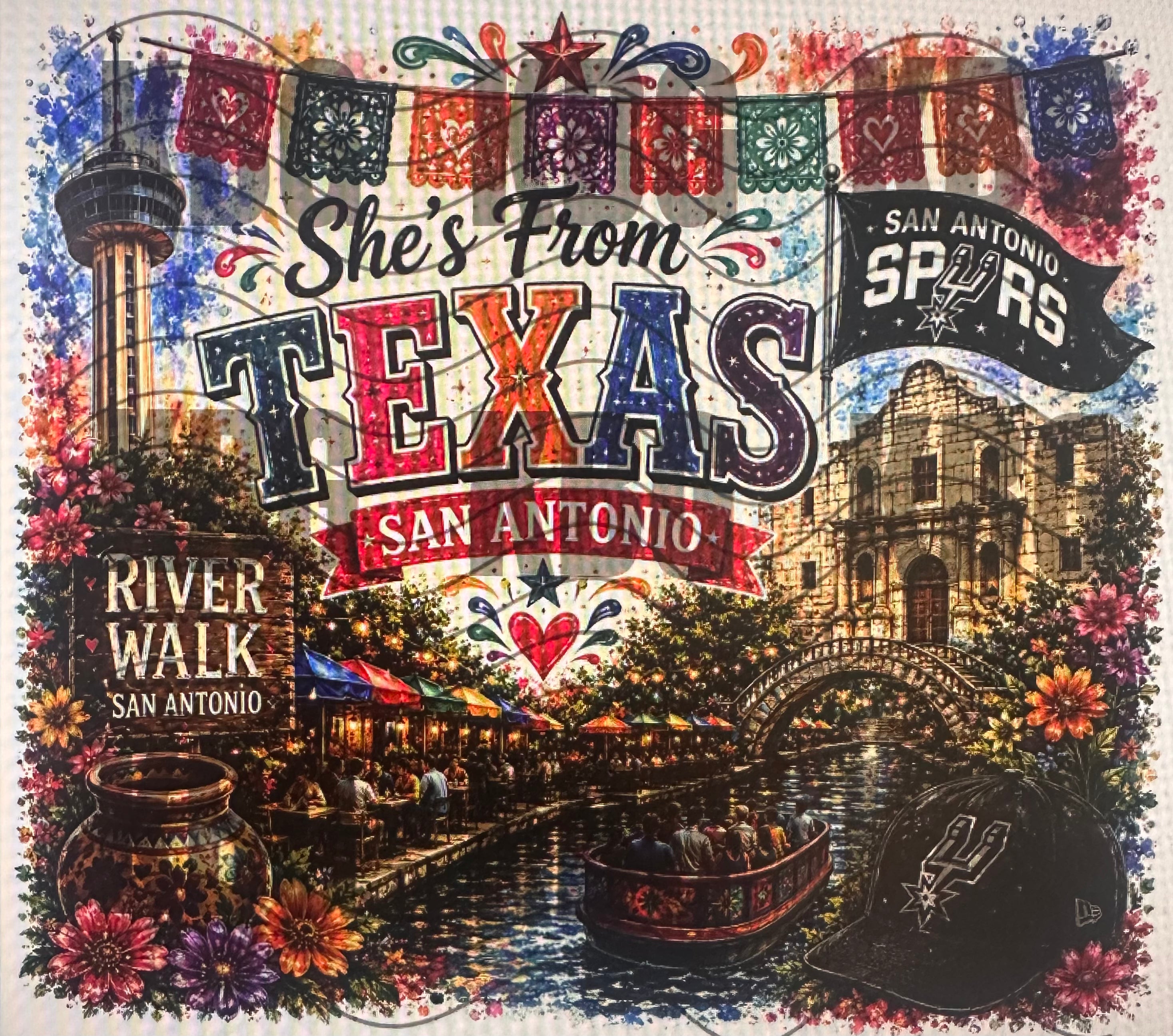 She's from TX - San Antonio