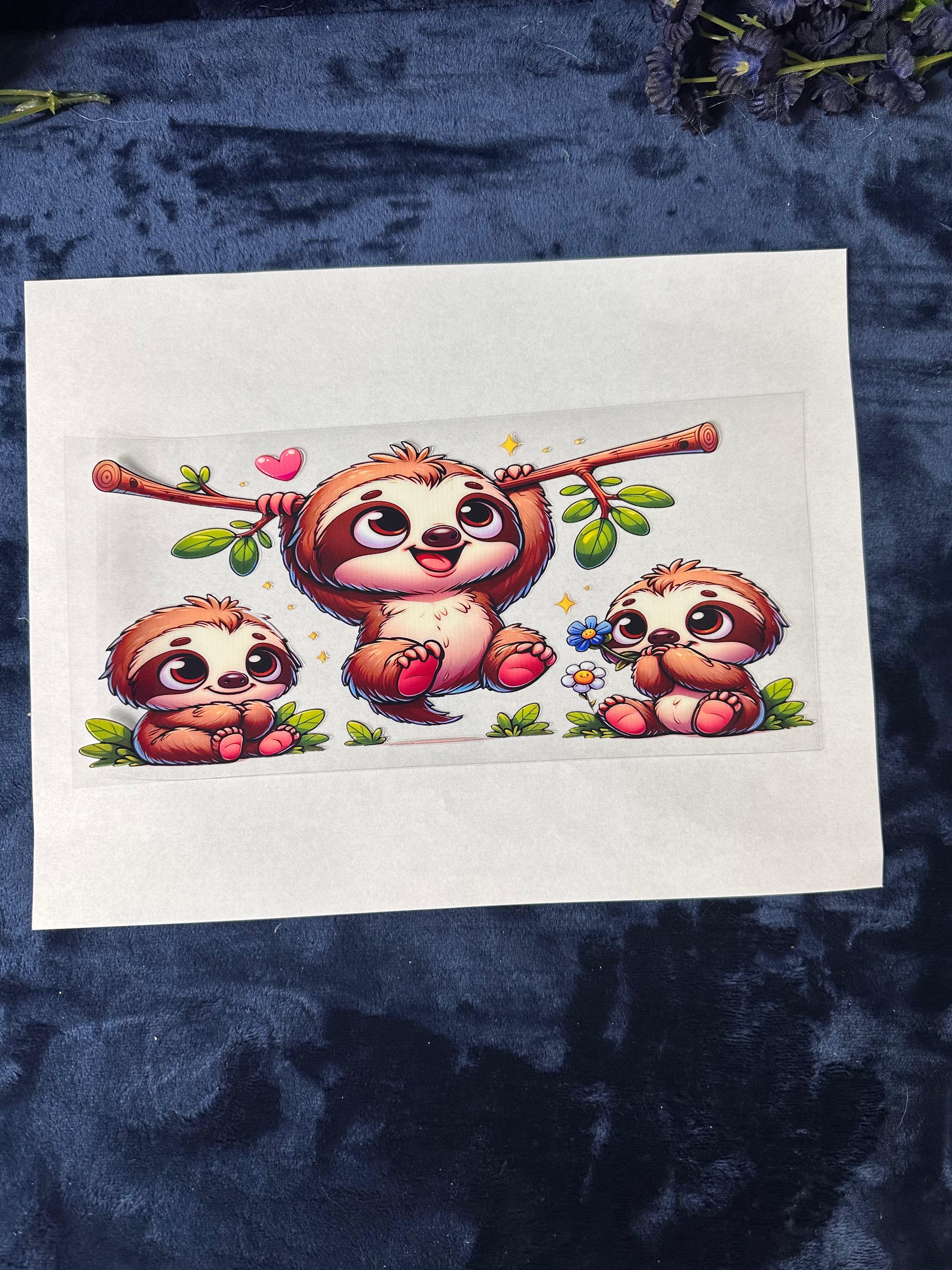 Sloth hanging from Branch