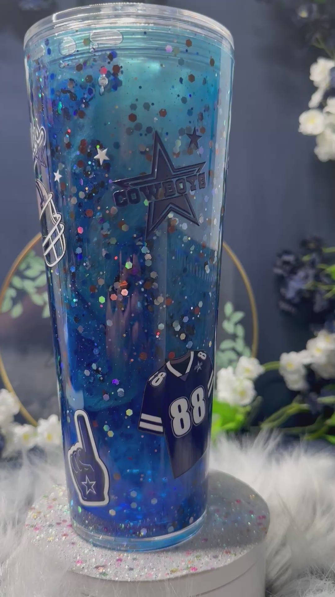 24oz Acrylic Dallas Cowboys Tumbler
